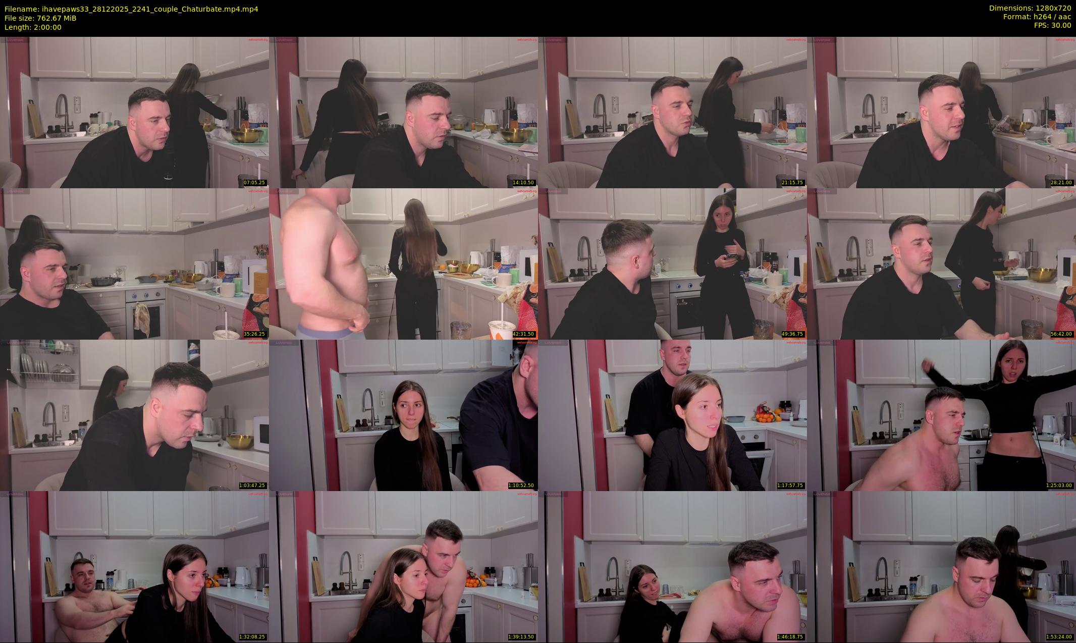 ihavepaws33 — 120 minute Chaturbate couple cam show recording, 720p, Dec 28, 2025