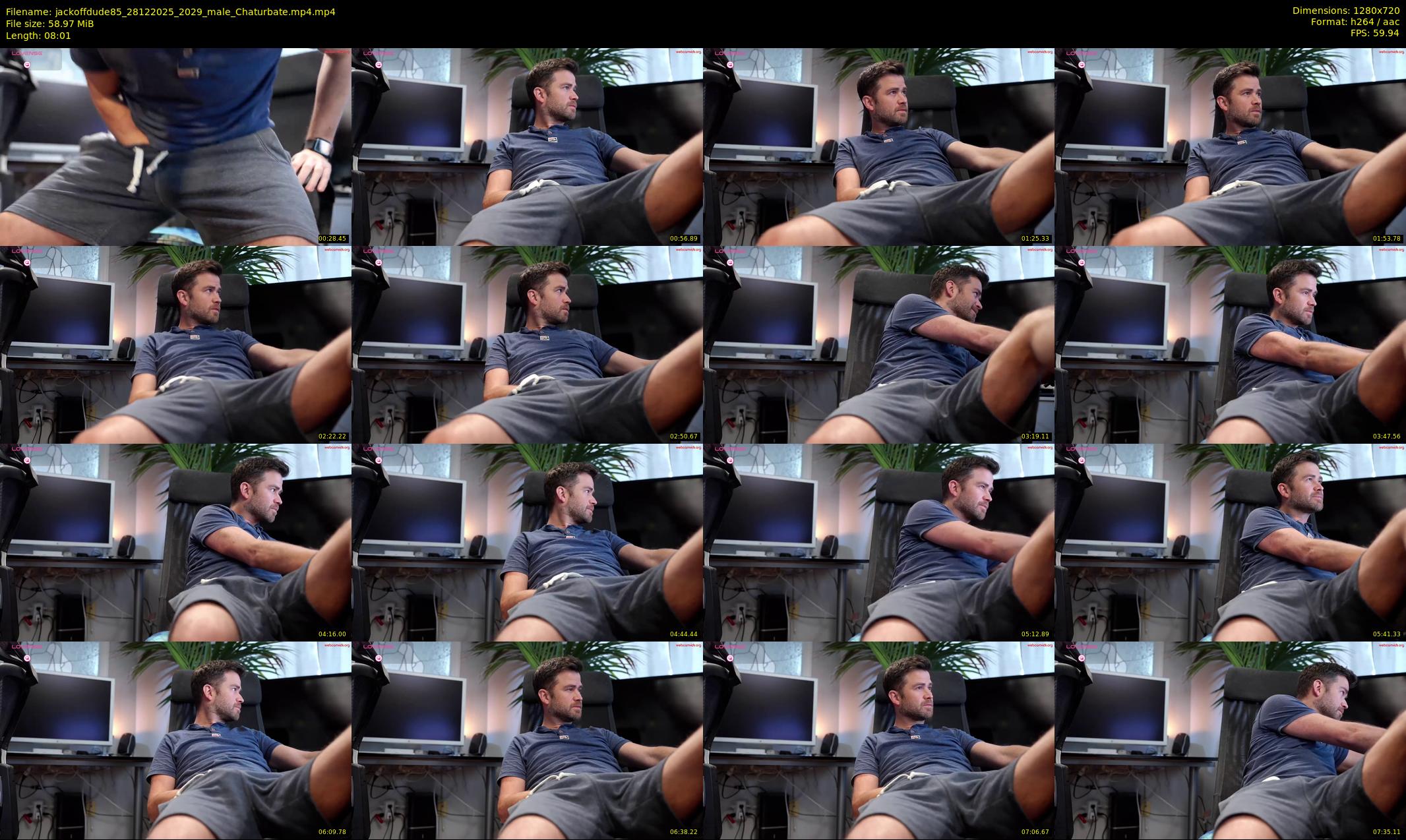 jackoffdude85 — 9 minute Chaturbate male cam show recording, 720p, Dec 28, 2025