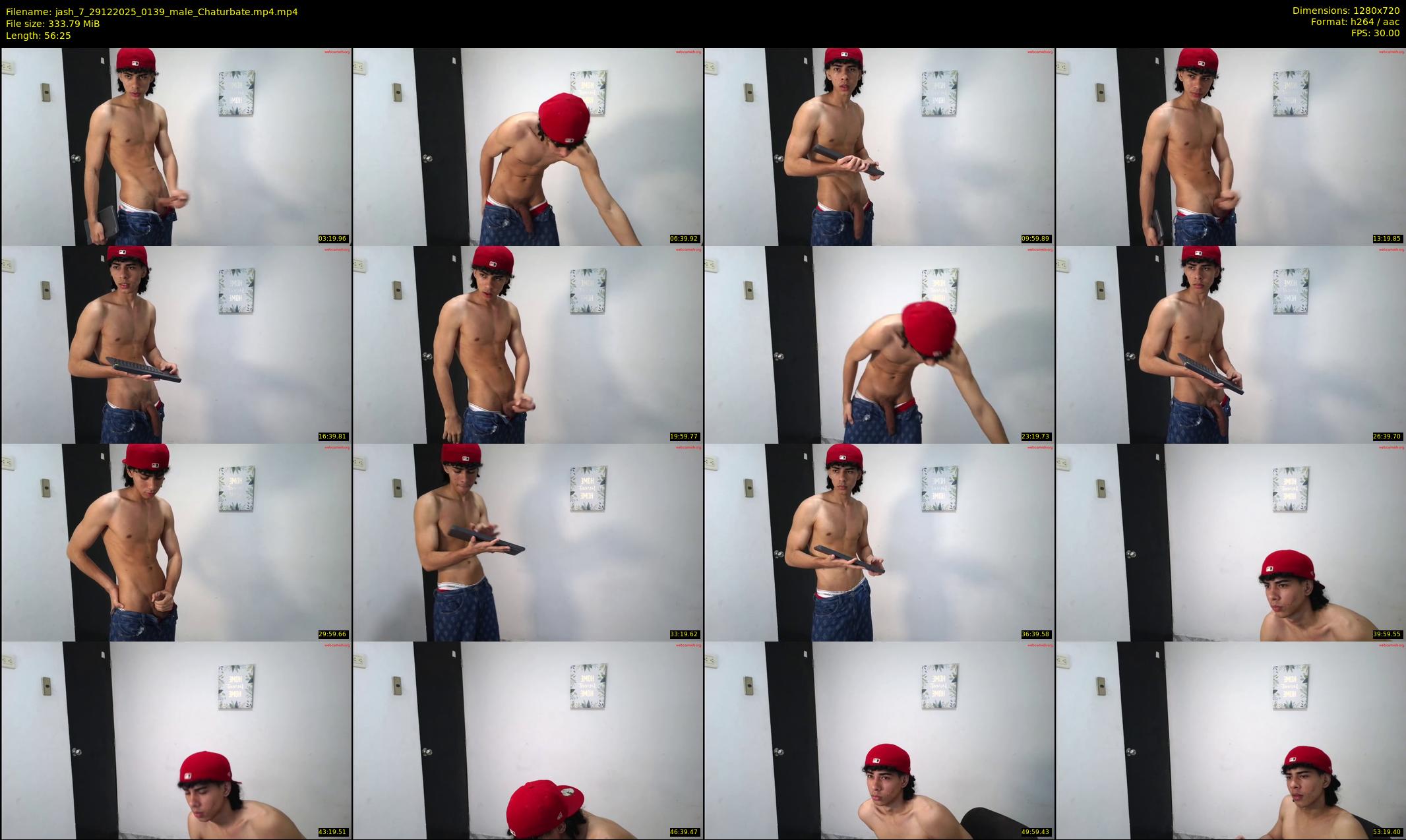 jash_7 — 57 minute Chaturbate male cam show recording, 720p, Dec 29, 2025