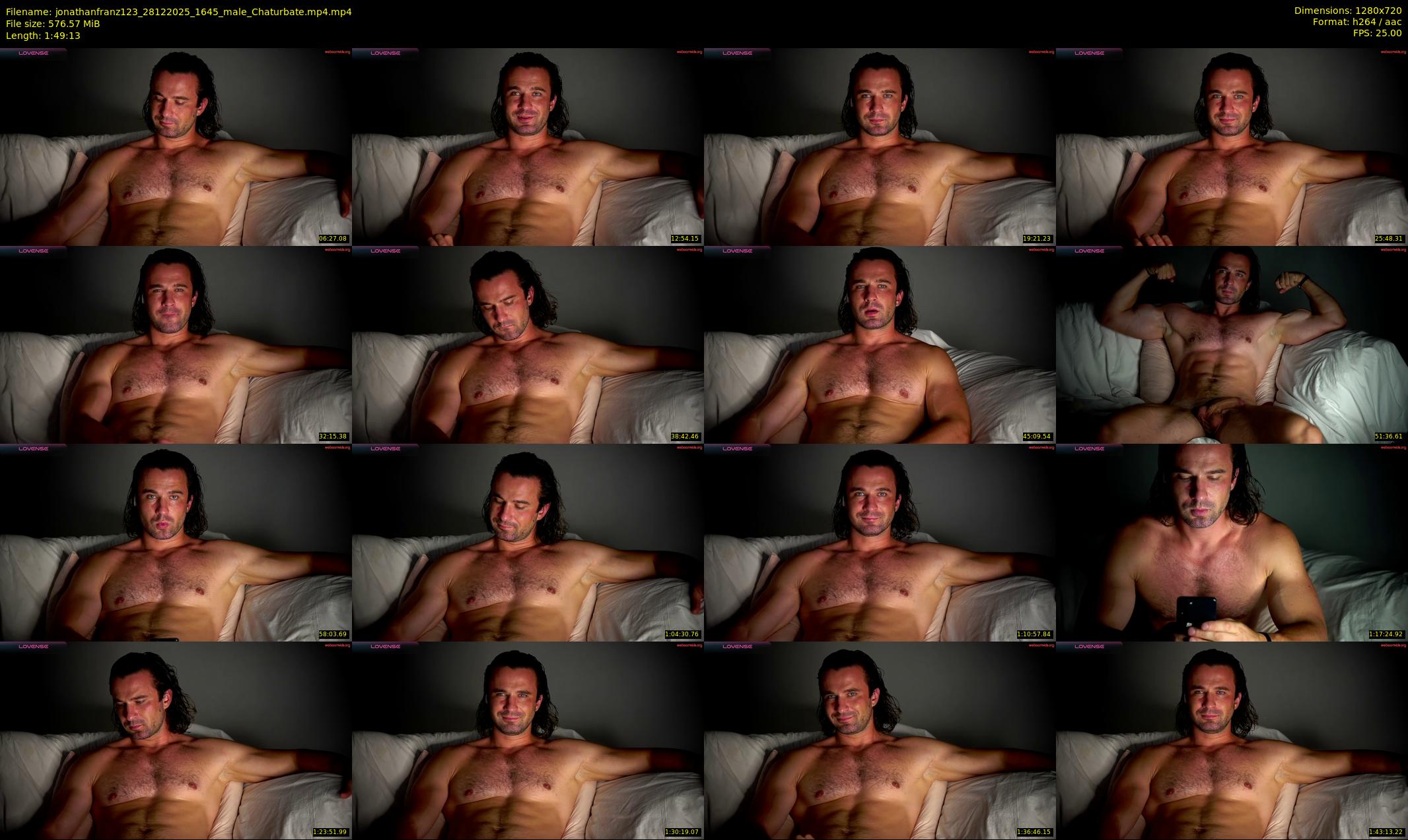 jonathanfranz123 — 110 minute Chaturbate male cam show recording, 720p, Dec 28, 2025