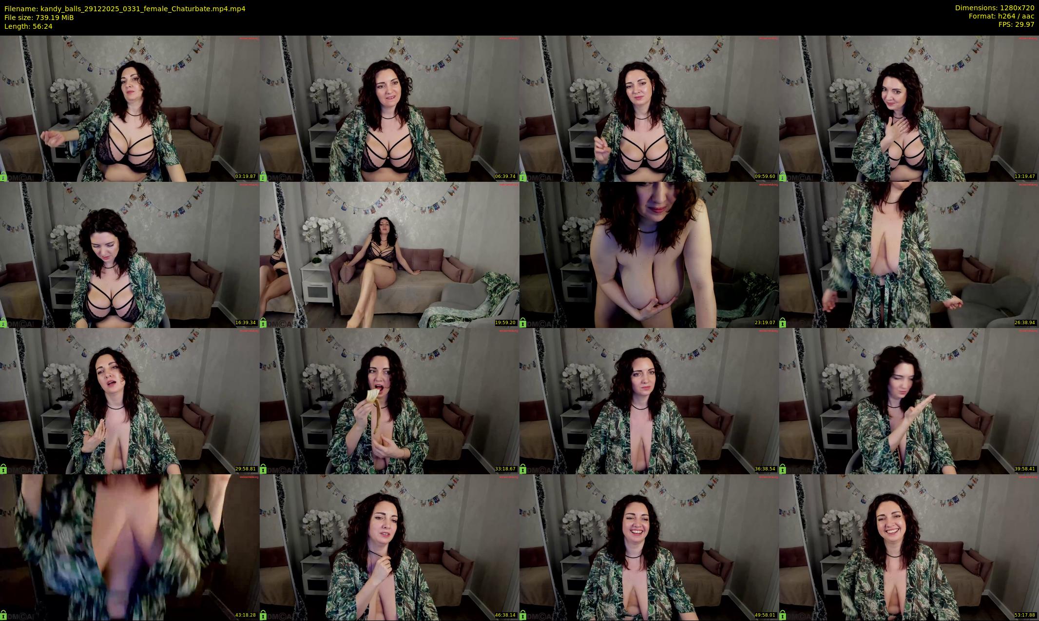 kandy_balls — 57 minute Chaturbate female cam show recording, 720p, Dec 29, 2025