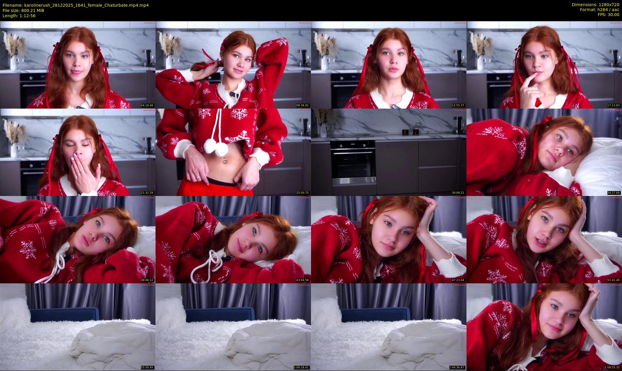 karolinerush — 73 minute Chaturbate female cam show recording, 720p, Dec 28, 2025