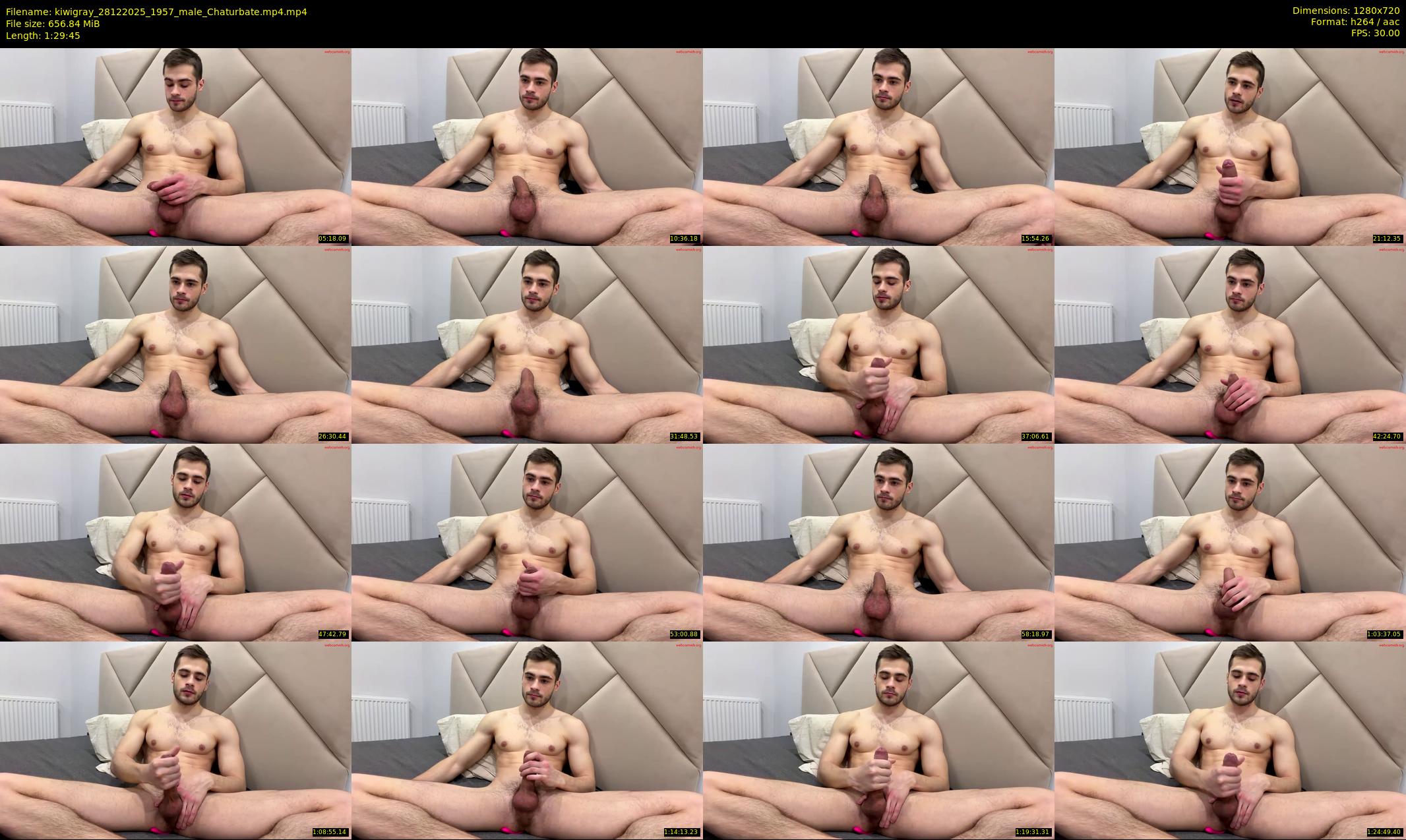 kiwigray — 90 minute Chaturbate male cam show recording, 720p, Dec 28, 2025