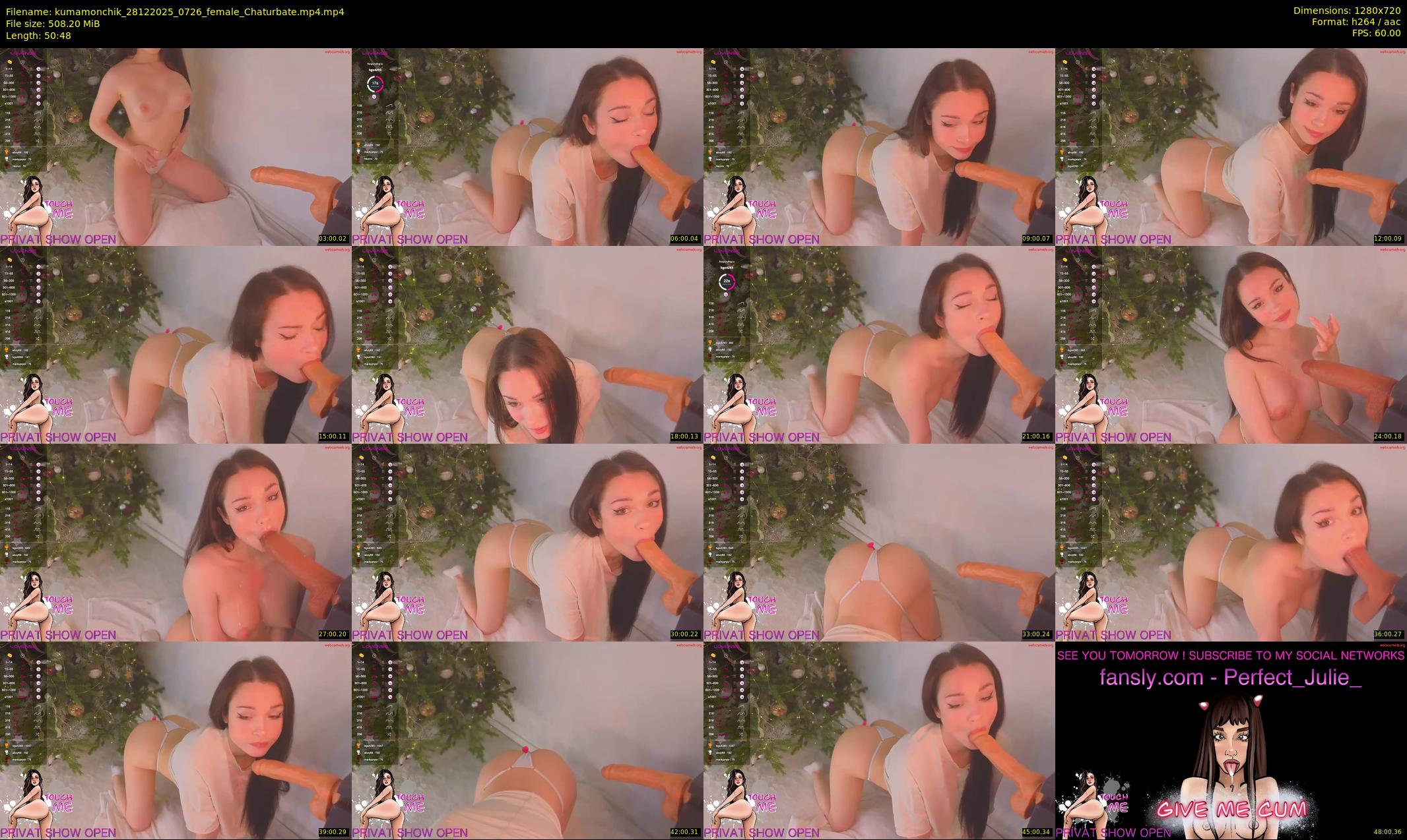 kumamonchik — 51 minute Chaturbate couple cam show recording, 720p, Dec 28, 2025