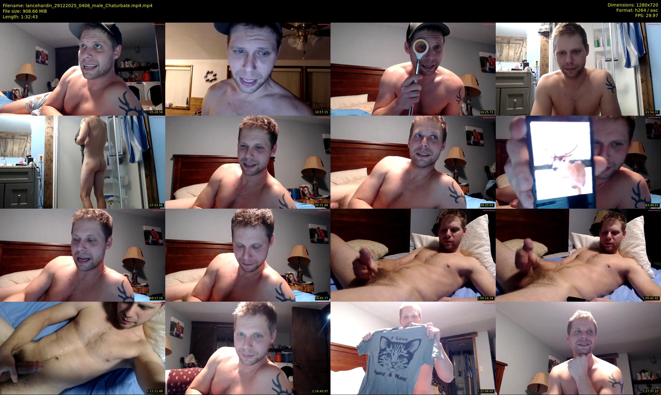 lancehardin — 93 minute Chaturbate male cam show recording, 720p, Dec 29, 2025