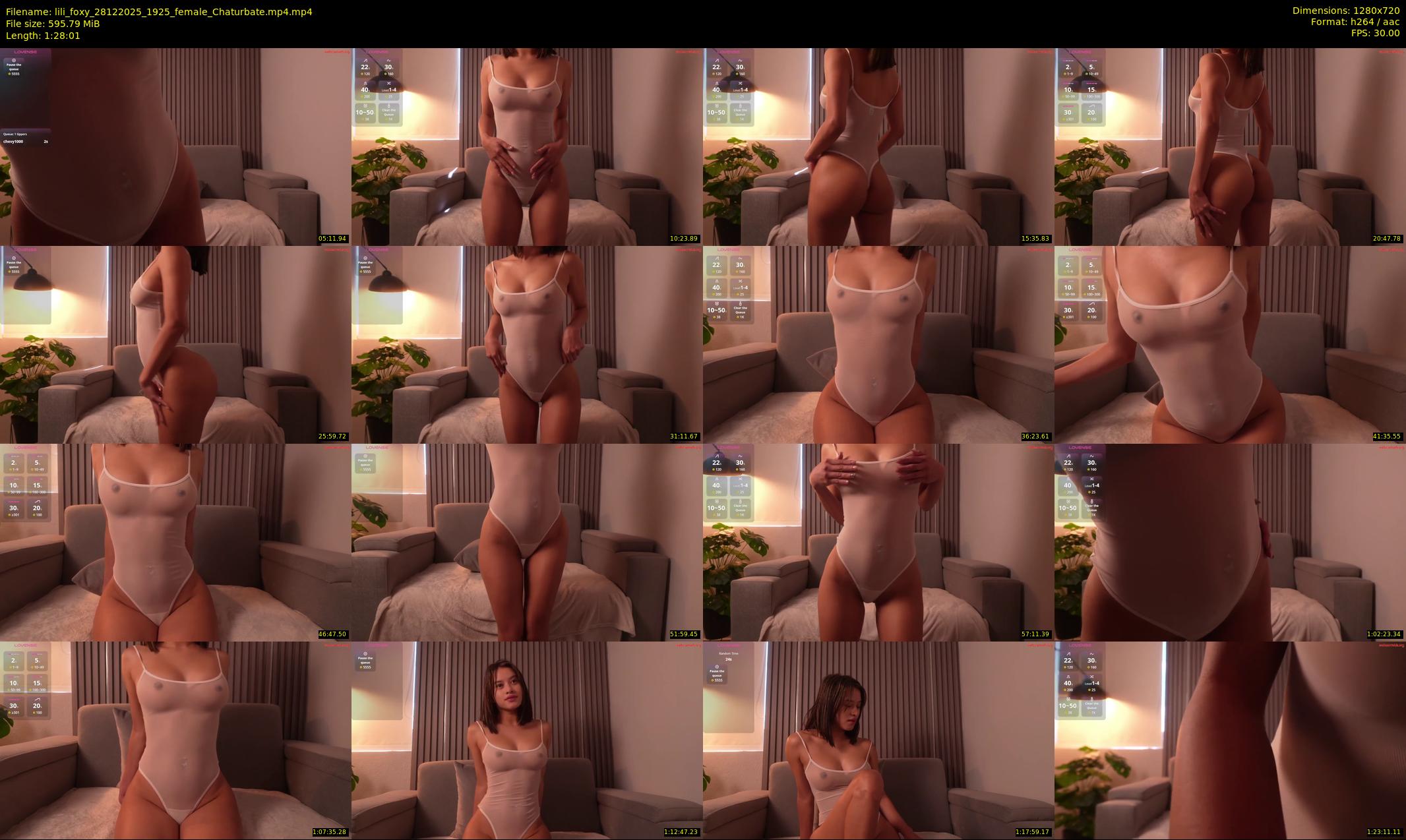 lili_foxy — 89 minute Chaturbate female cam show recording, 720p, Dec 28, 2025