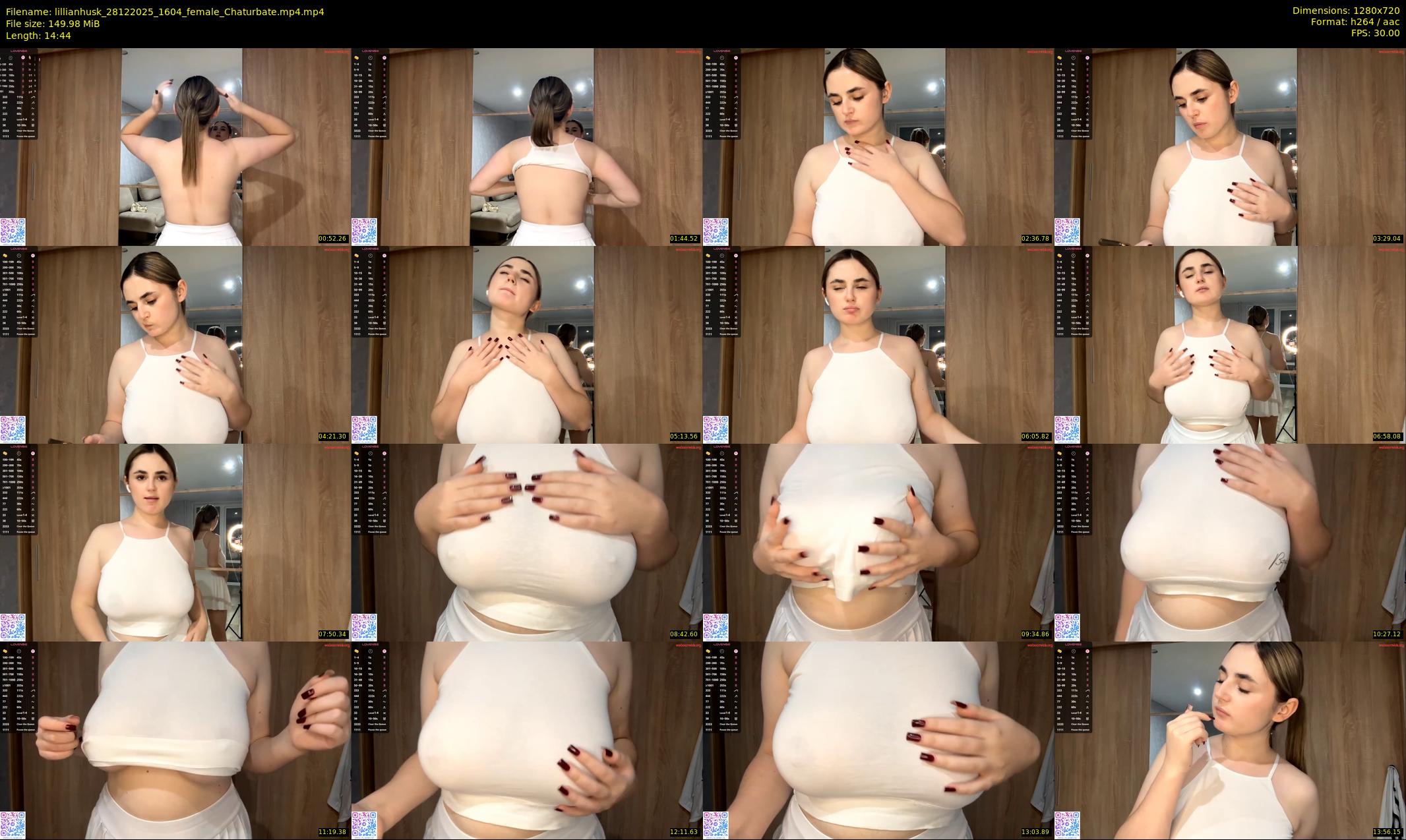 lillianhusk — 15 minute Chaturbate female cam show recording, 720p, Dec 28, 2025