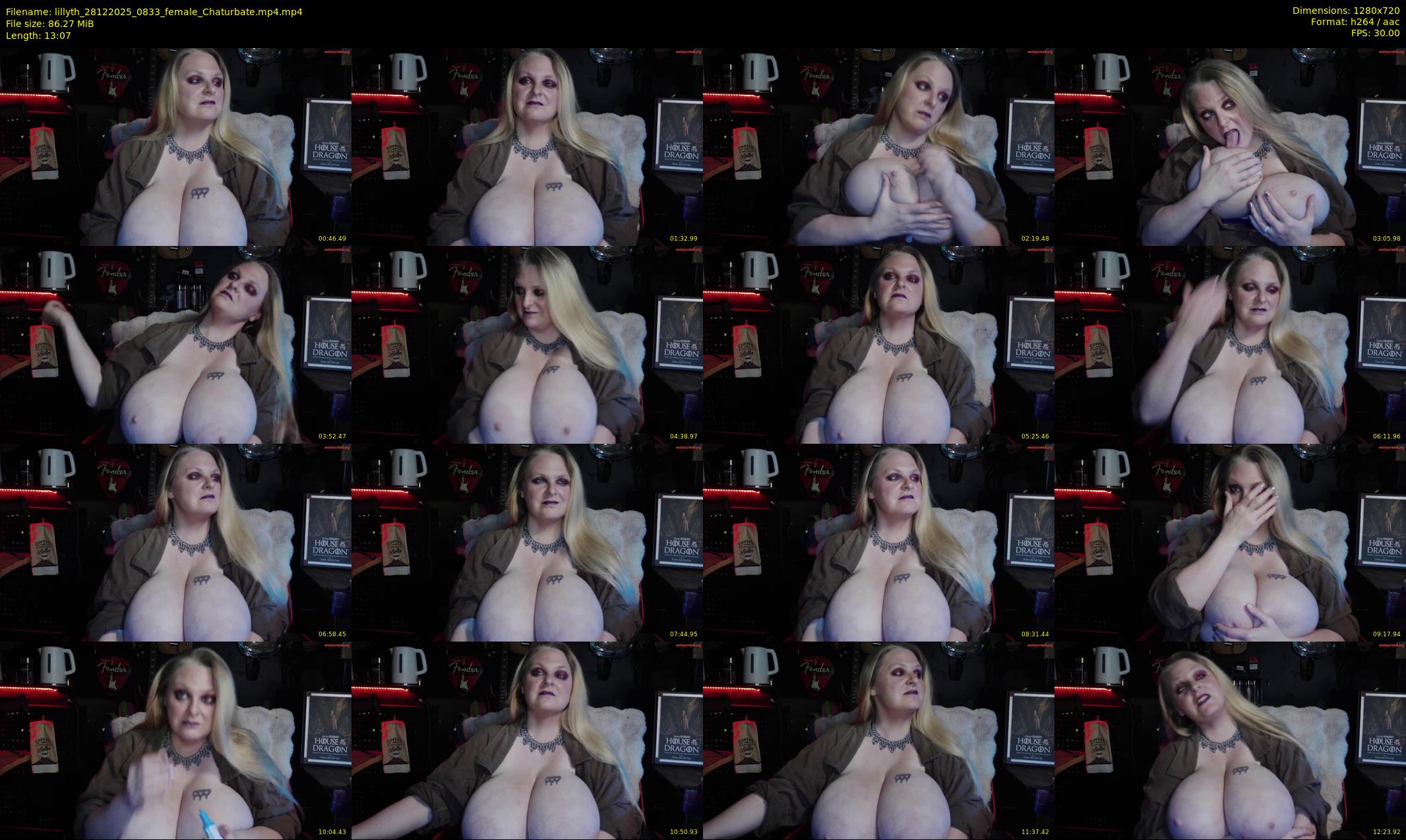 lillyth — 14 minute Chaturbate female cam show recording, 720p, Dec 28, 2025
