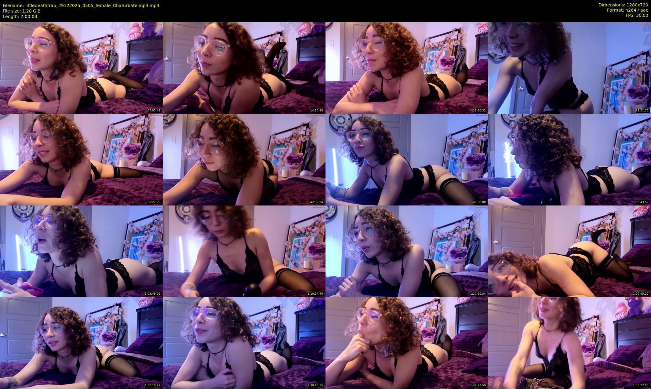 littledeathtrap — 121 minute Chaturbate female cam show recording, 720p, Dec 29, 2025