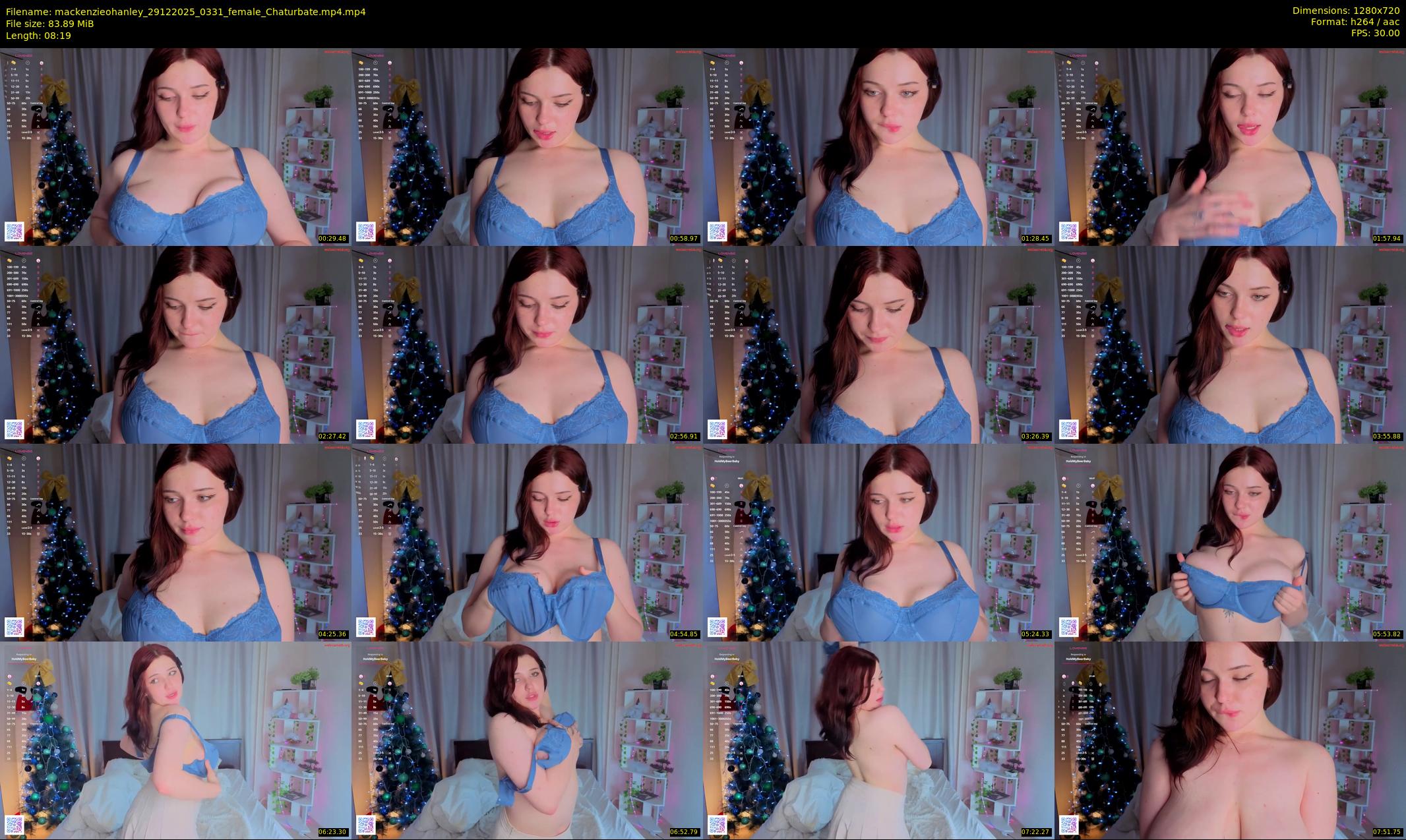 mackenzieohanley — 9 minute Chaturbate female cam show recording, 720p, Dec 29, 2025