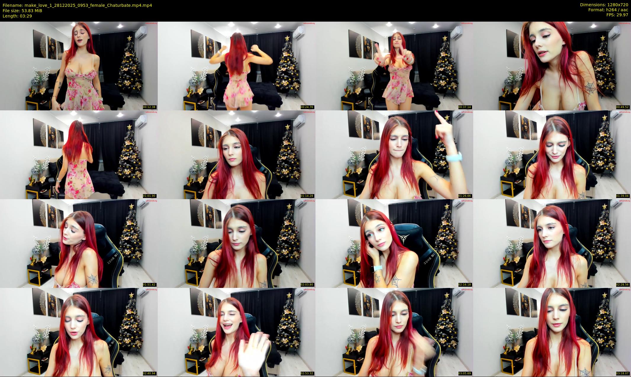 make_love_1 — 4 minute Chaturbate female cam show recording, 720p, Dec 28, 2025