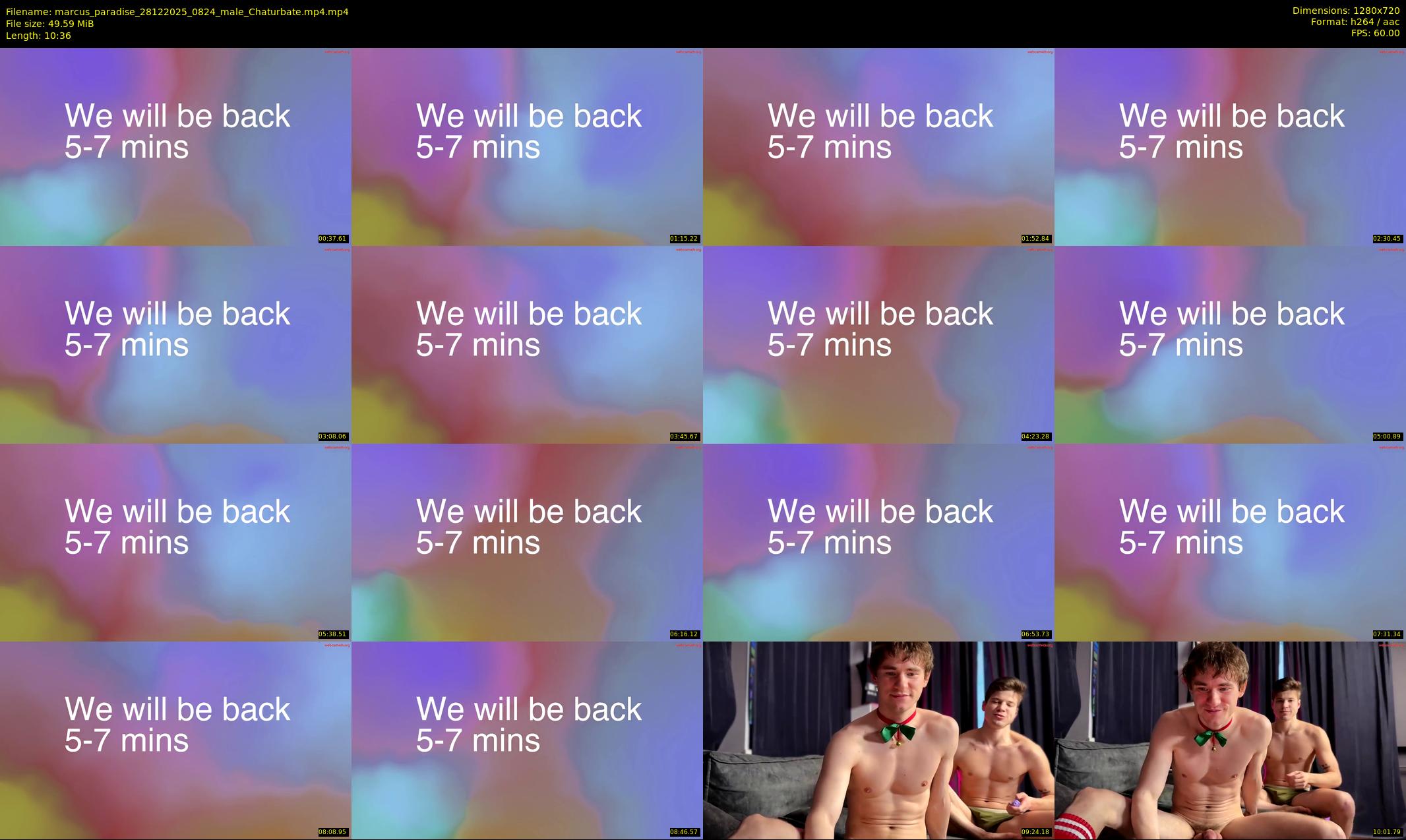 marcus_paradise — 11 minute Chaturbate male cam show recording, 720p, Dec 28, 2025