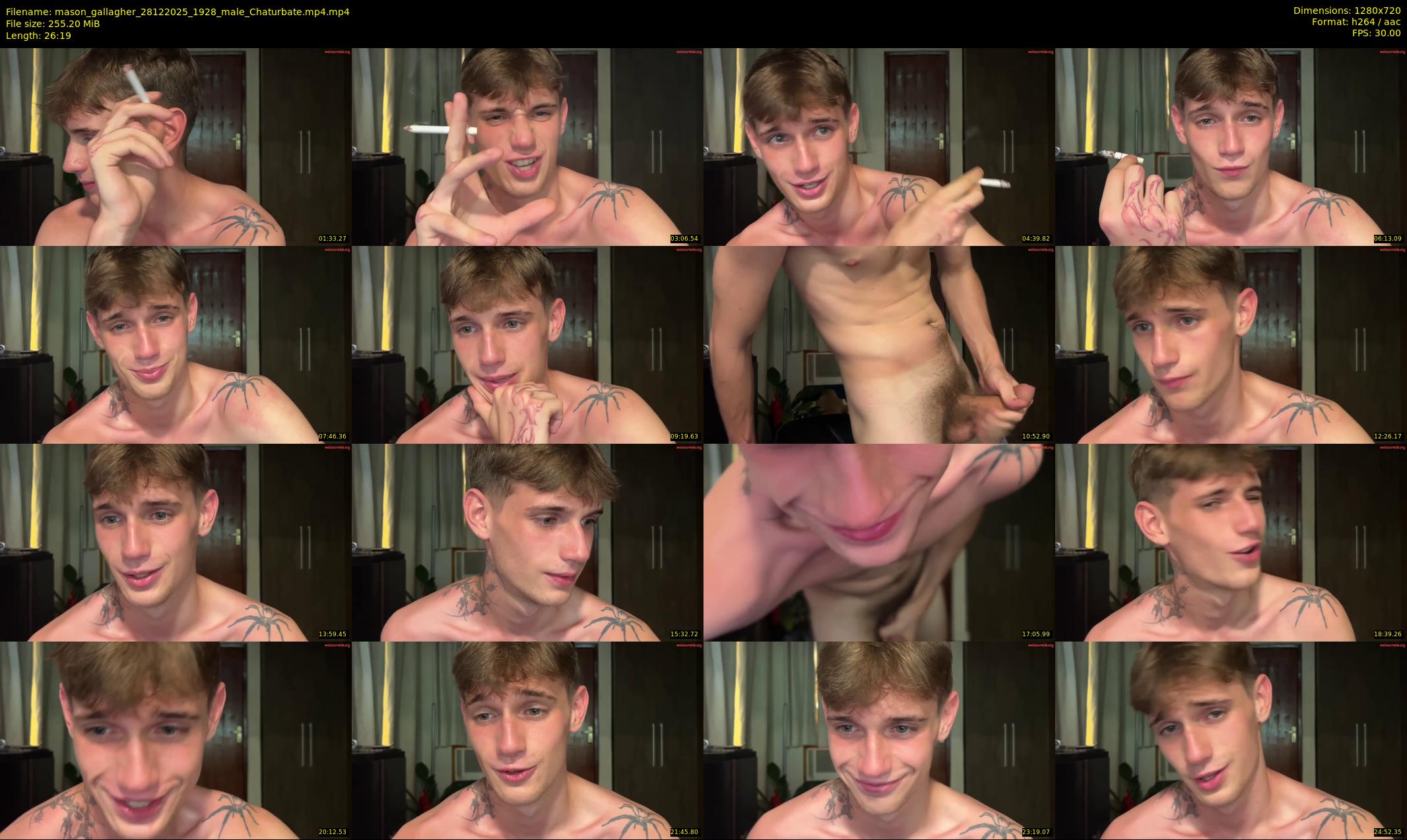 mason_gallagher — 27 minute Chaturbate male cam show recording, 720p, Dec 28, 2025