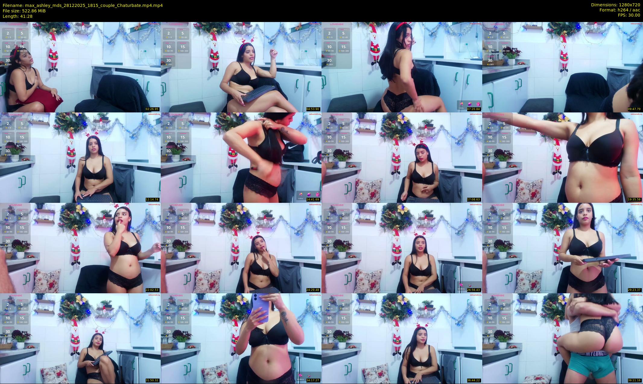 max_ashley_mds — 42 minute Chaturbate couple cam show recording, 720p, Dec 28, 2025