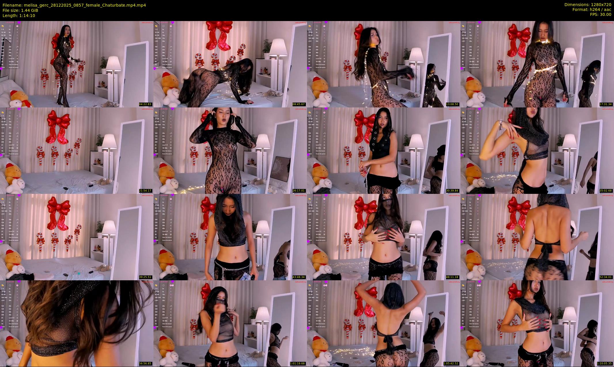 melisa_gerc — 75 minute Chaturbate female cam show recording, 720p, Dec 28, 2025