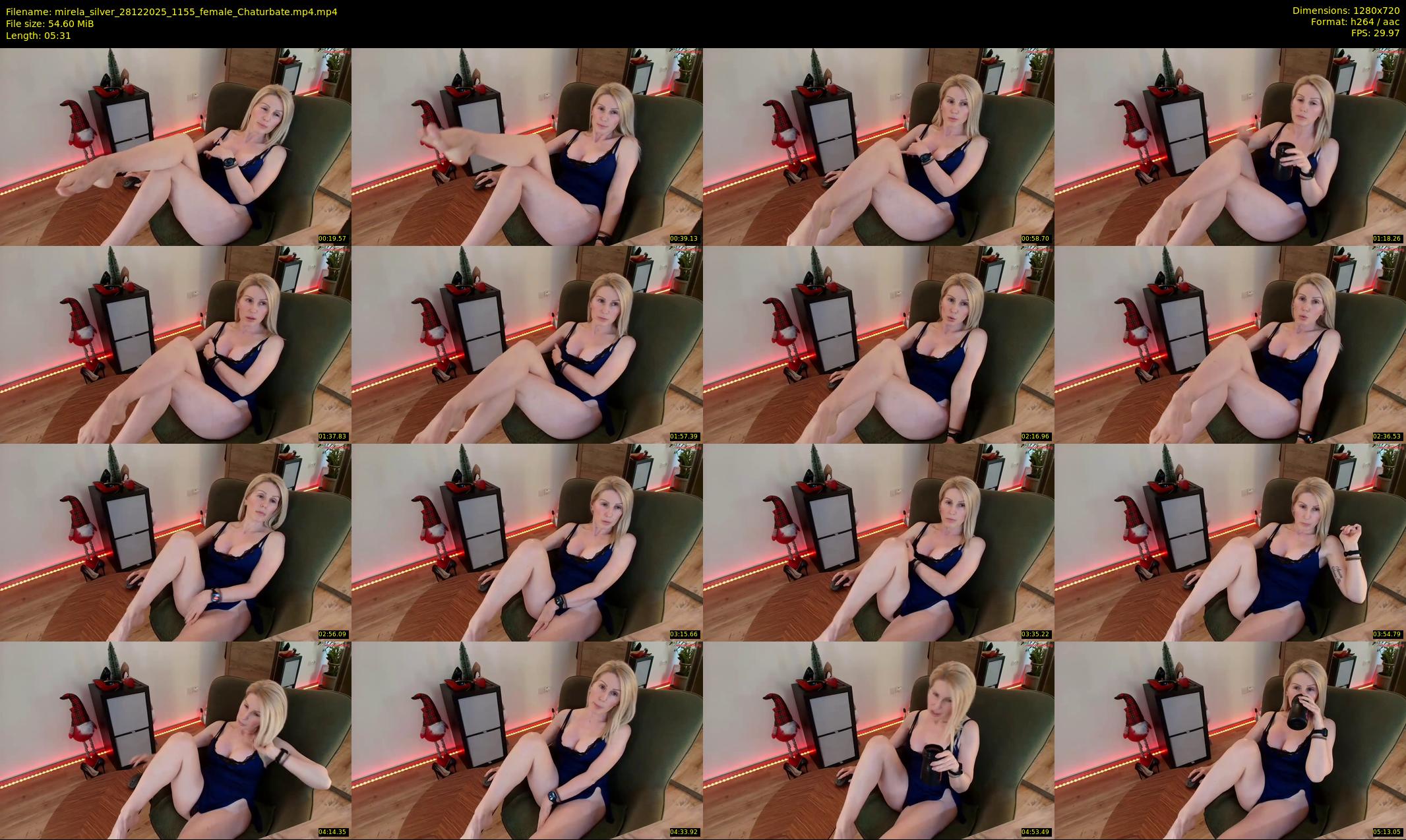 mirela_silver — 6 minute Chaturbate female cam show recording, 720p, Dec 28, 2025