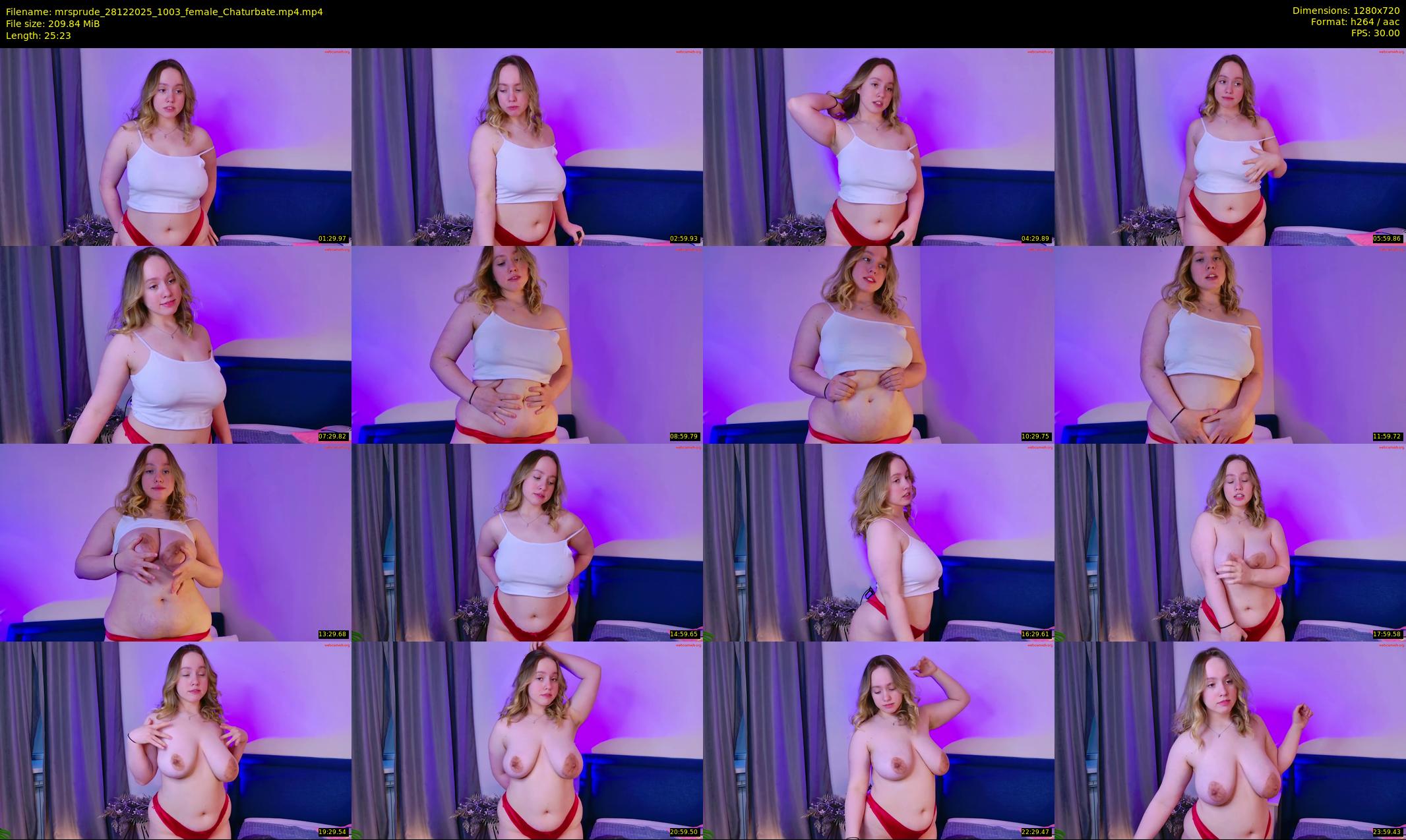 mrsprude — 26 minute Chaturbate female cam show recording, 720p, Dec 28, 2025