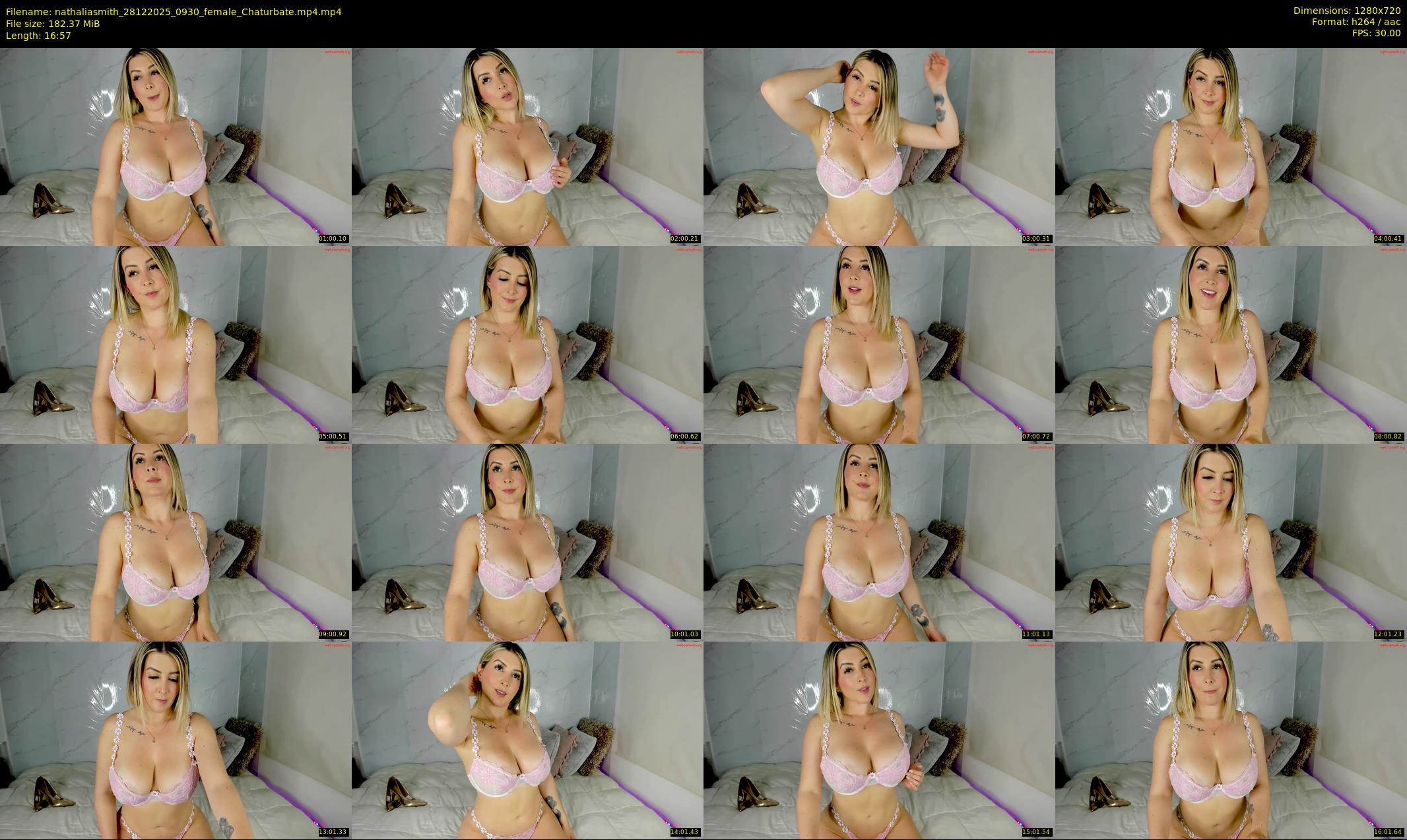 nathaliasmith — 17 minute Chaturbate female cam show recording, 720p, Dec 28, 2025