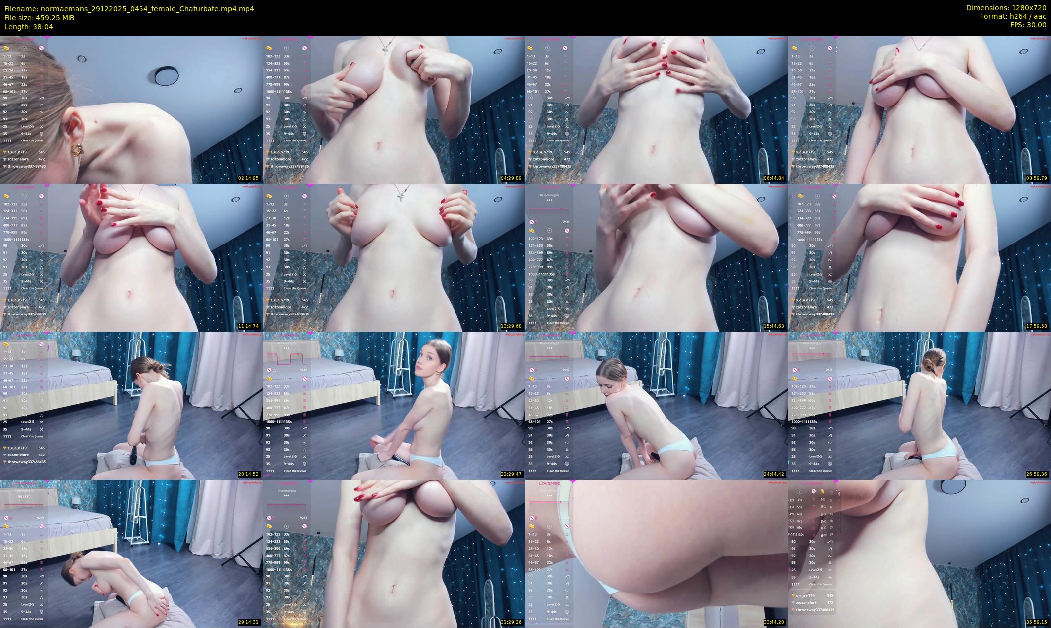 normaemans — 39 minute Chaturbate female cam show recording, 720p, Dec 29, 2025