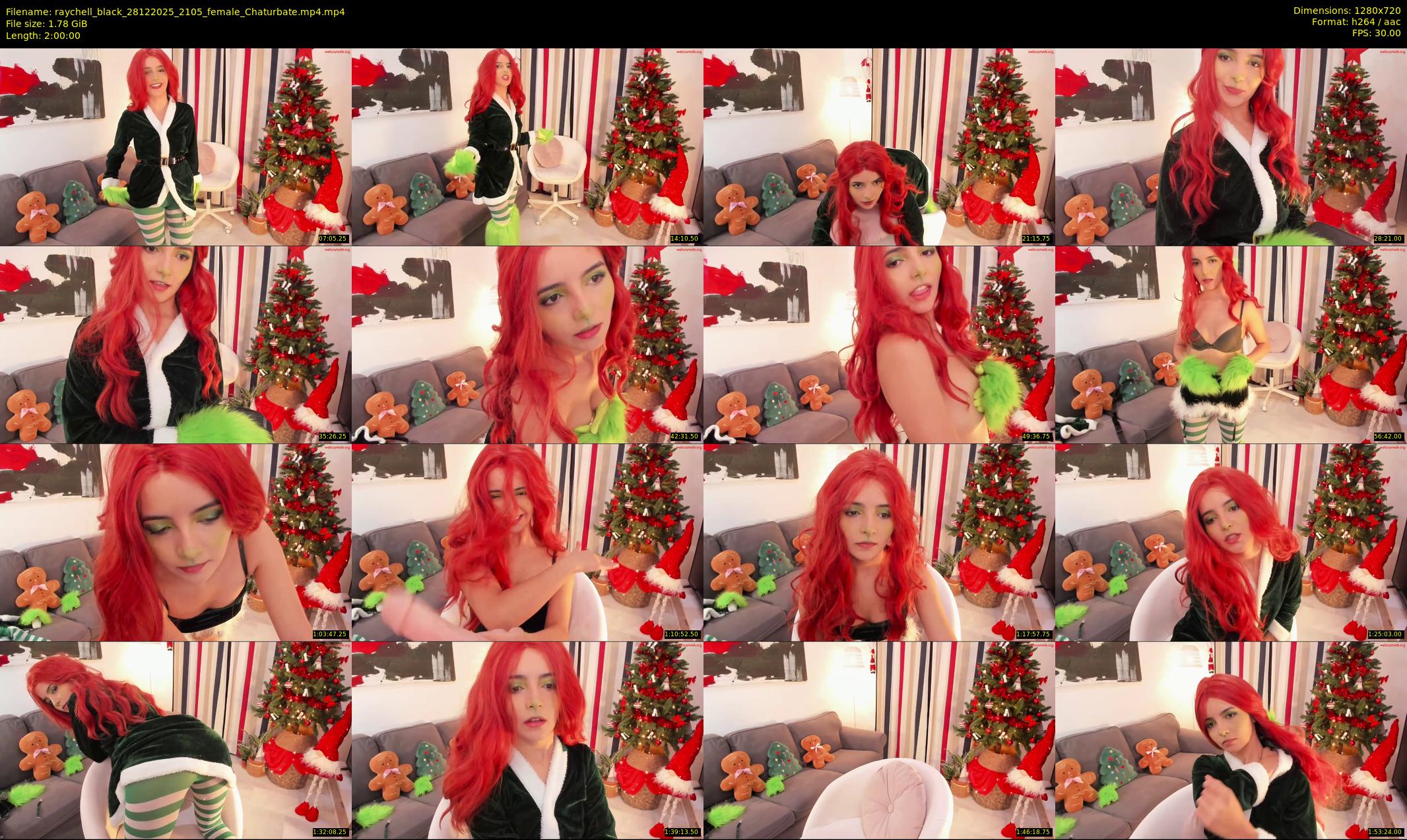 raychell_black — 120 minute Chaturbate female cam show recording, 720p, Dec 28, 2025