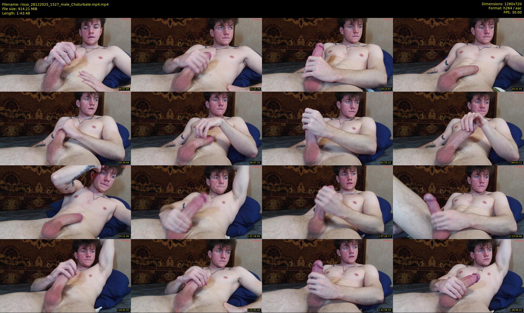risuo — 104 minute Chaturbate male cam show recording, 720p, Dec 28, 2025