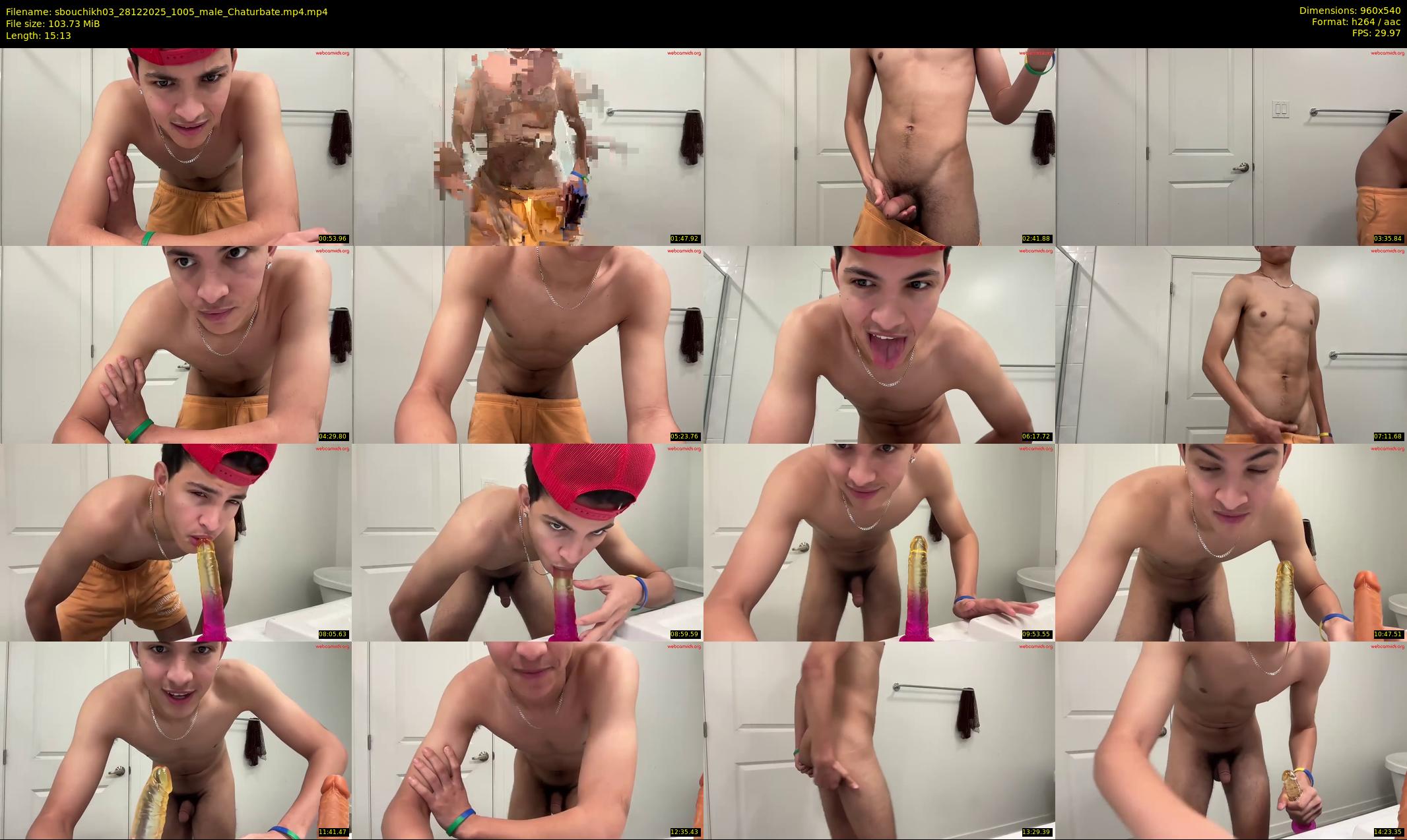 sbouchikh03 — 16 minute Chaturbate male cam show recording, 480p, Dec 28, 2025