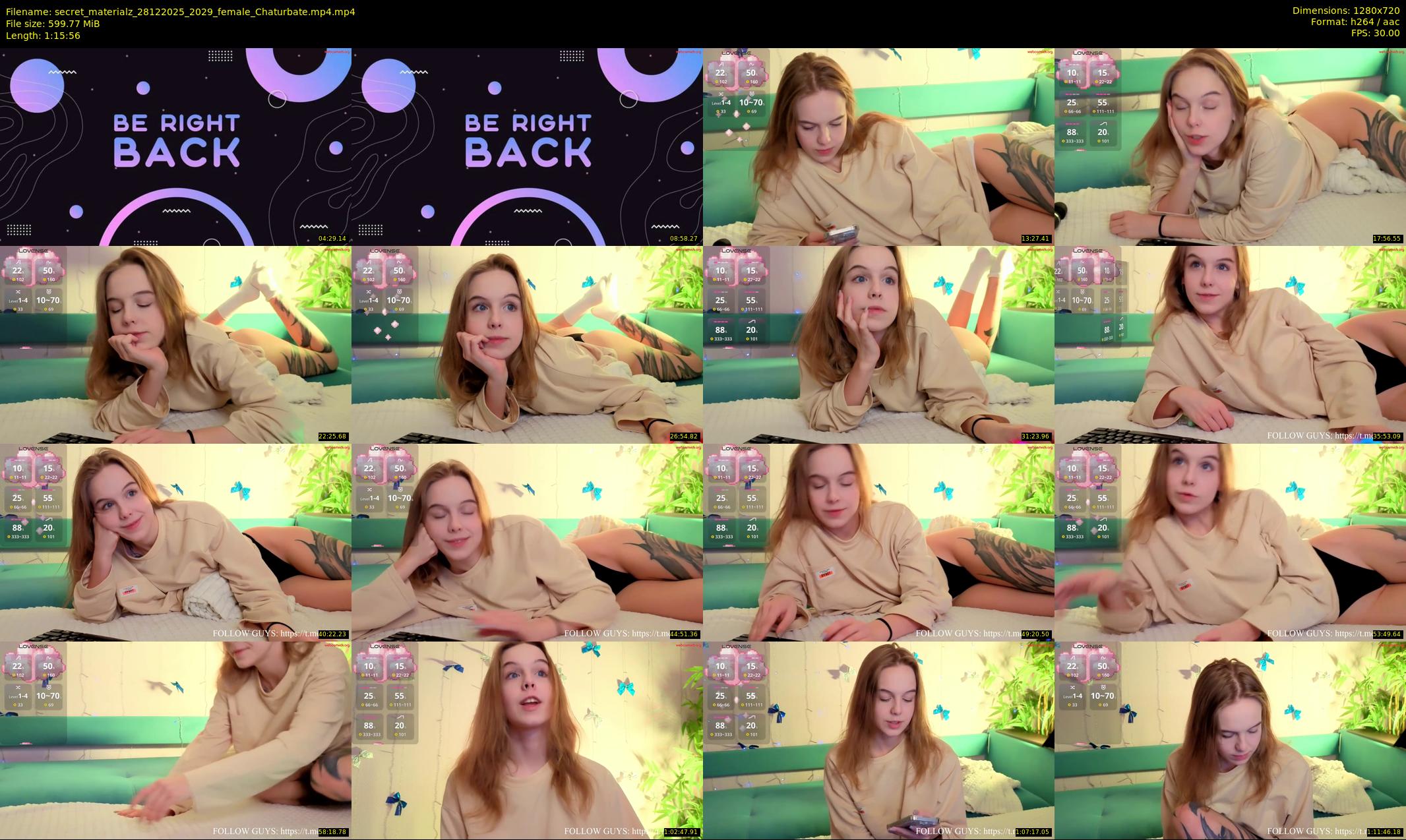secret_materialz — 76 minute Chaturbate couple cam show recording, 720p, Dec 28, 2025