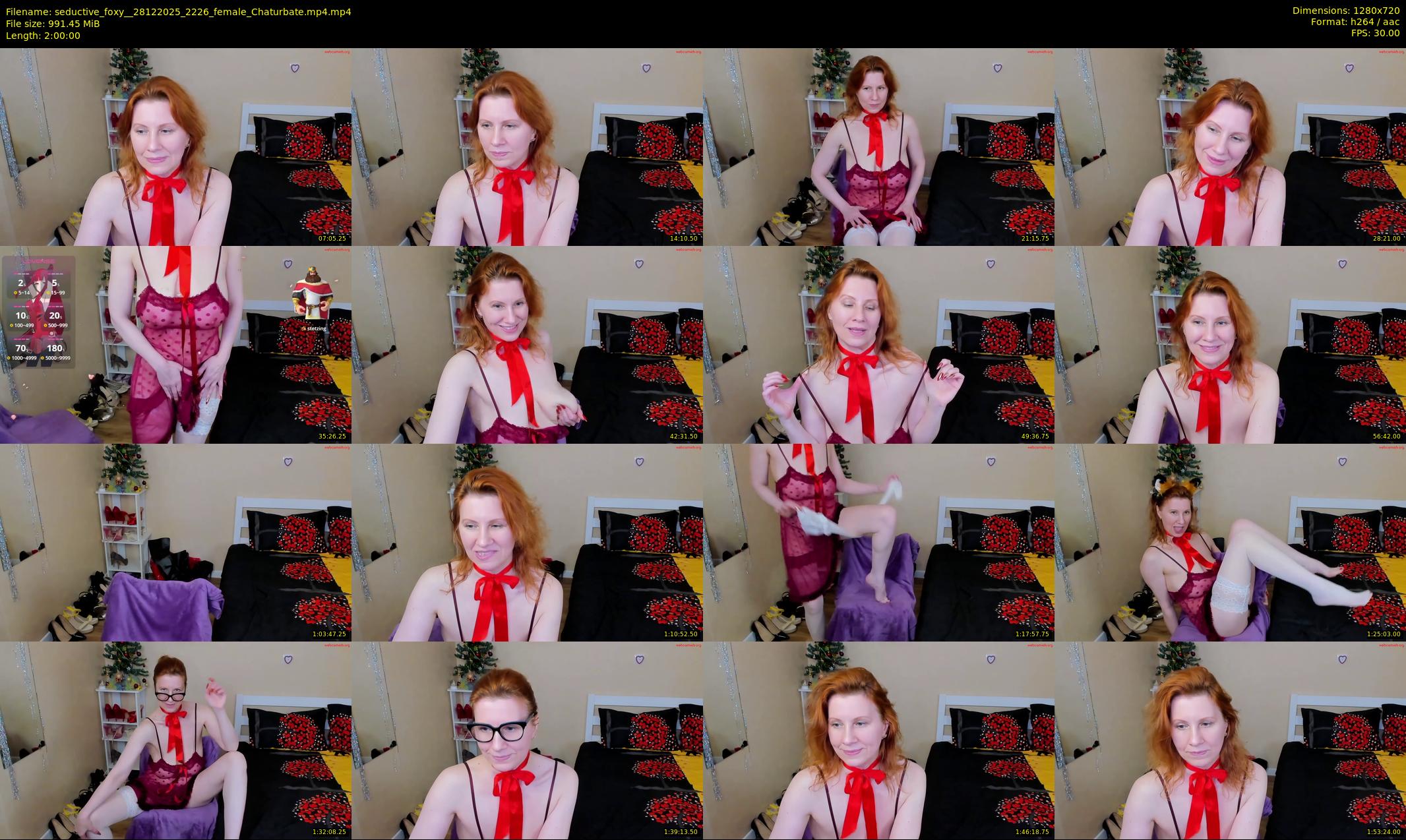 seductive_foxy_ — 120 minute Chaturbate female cam show recording, 720p, Dec 28, 2025