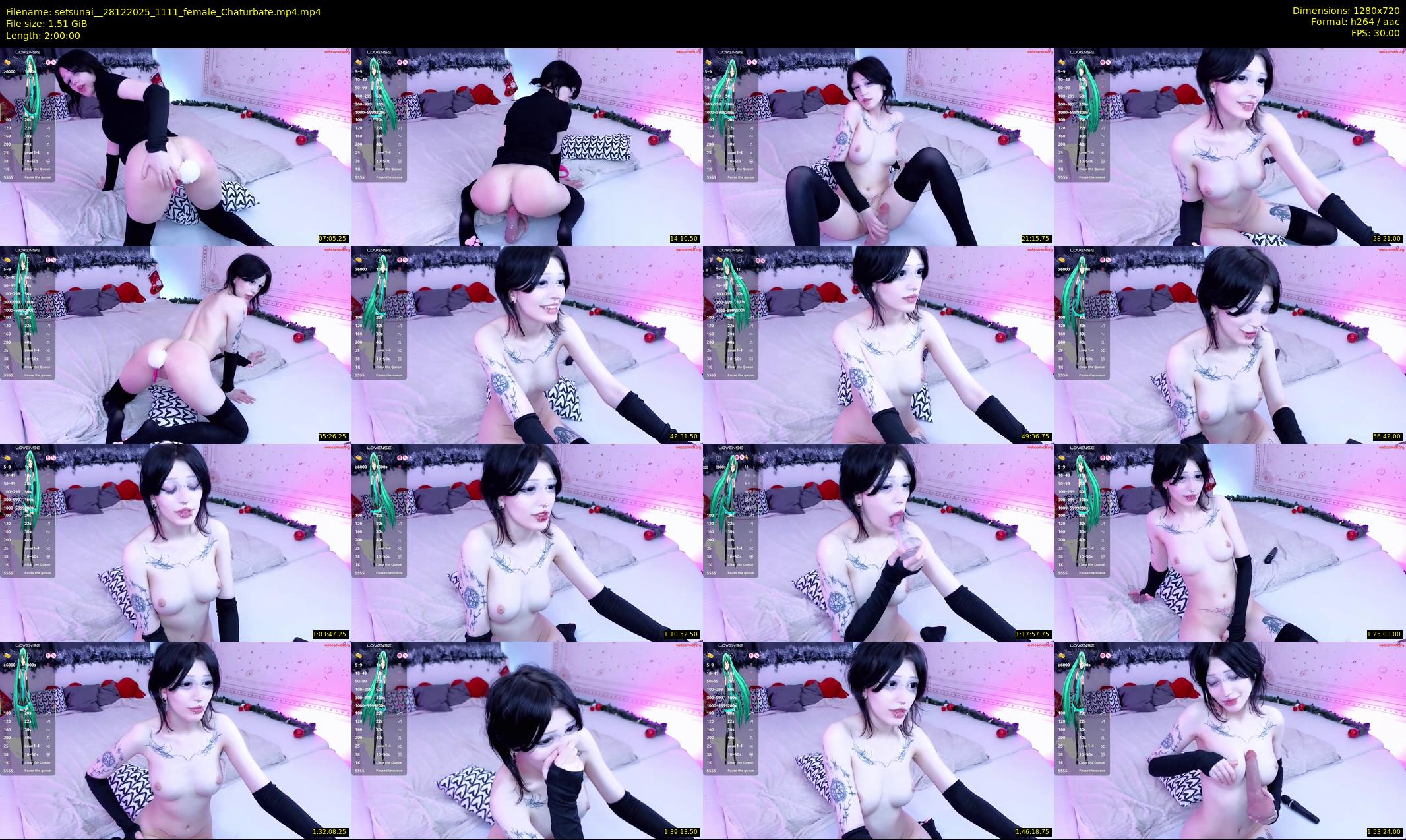 setsunai_ — 120 minute Chaturbate female cam show recording, 720p, Dec 28, 2025
