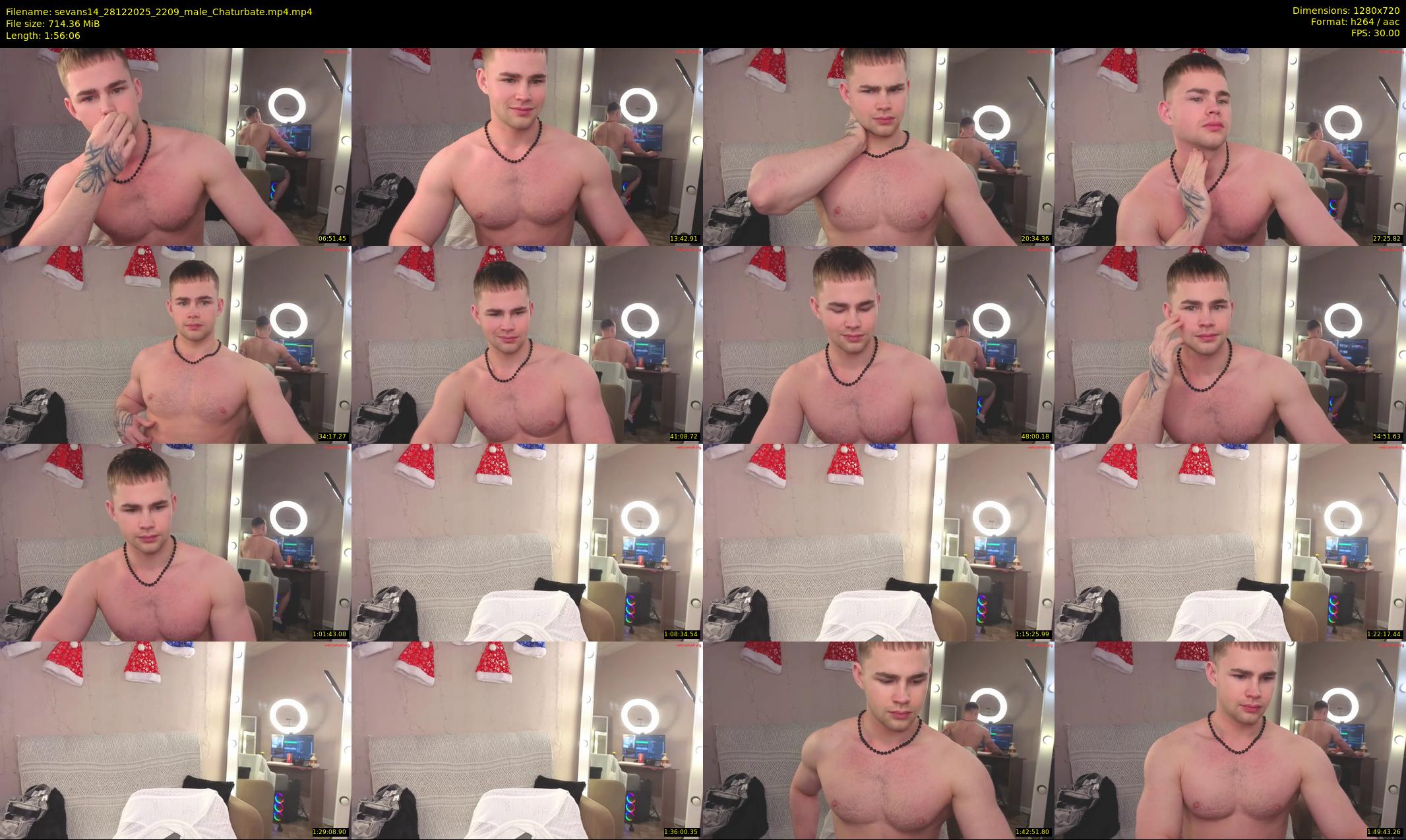 sevans14 — 117 minute Chaturbate male cam show recording, 720p, Dec 28, 2025