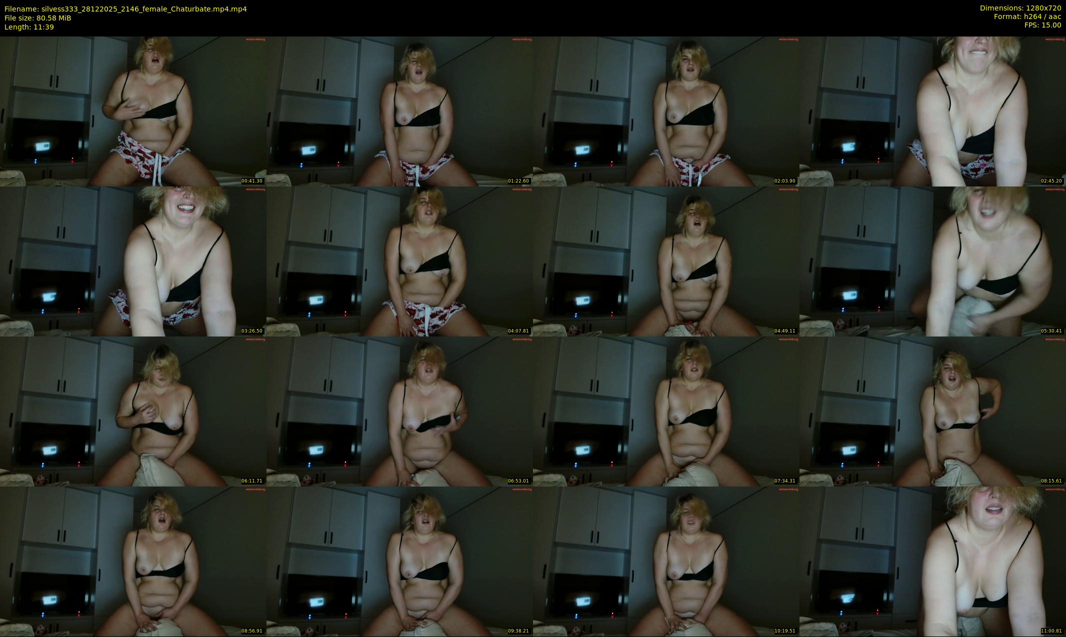silvess333 — 12 minute Chaturbate female cam show recording, 720p, Dec 28, 2025
