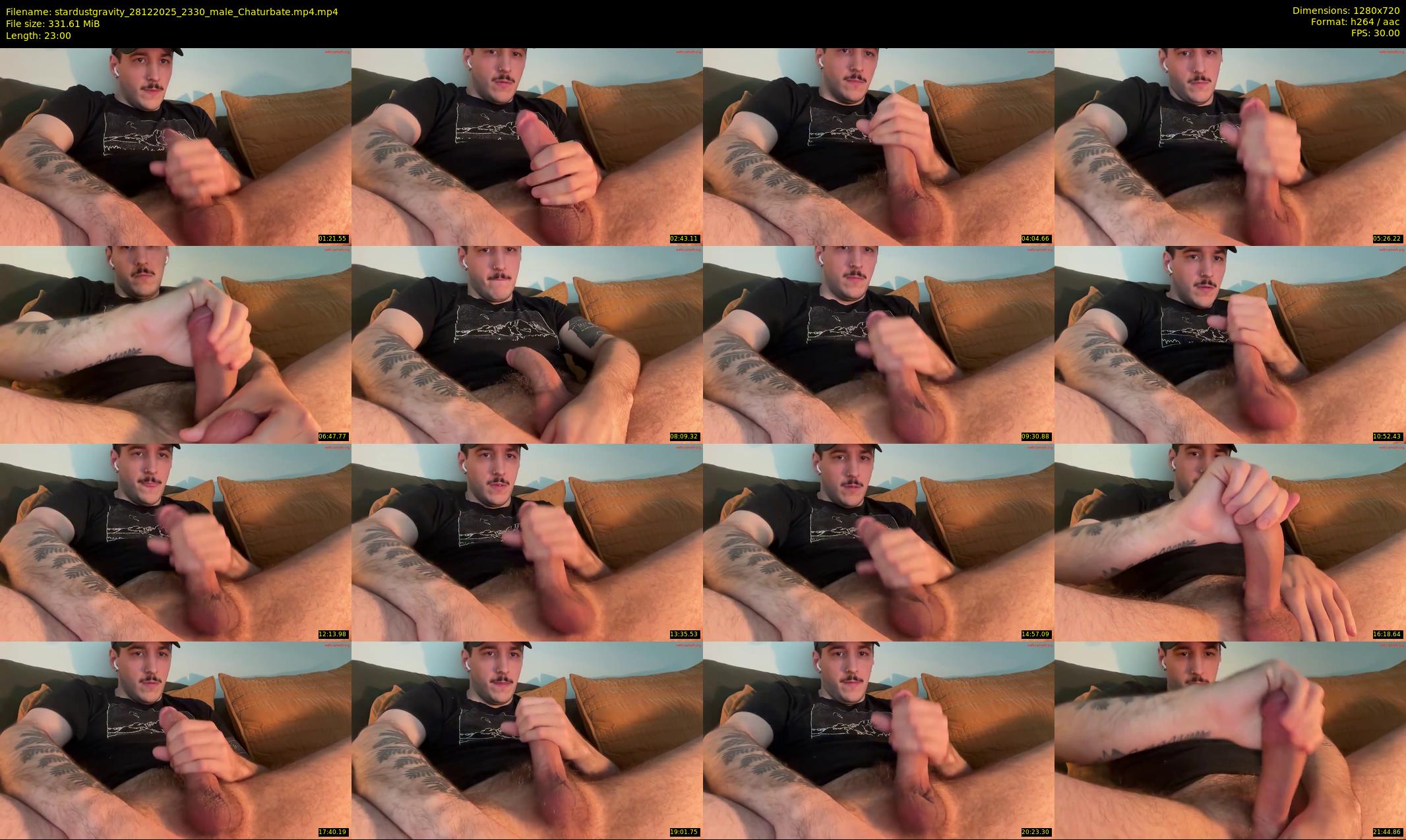 stardustgravity — 23 minute Chaturbate male cam show recording, 720p, Dec 28, 2025