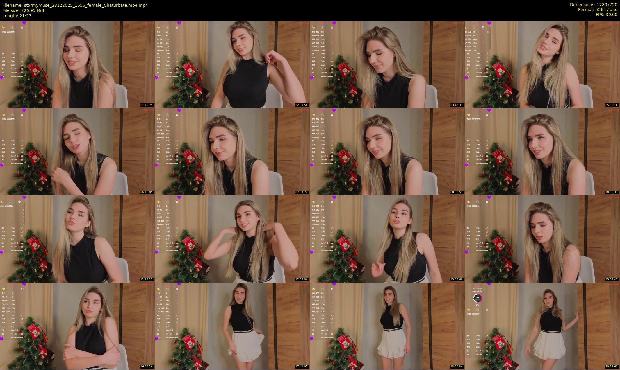stormymuse — 22 minute Chaturbate female cam show recording, 720p, Dec 28, 2025