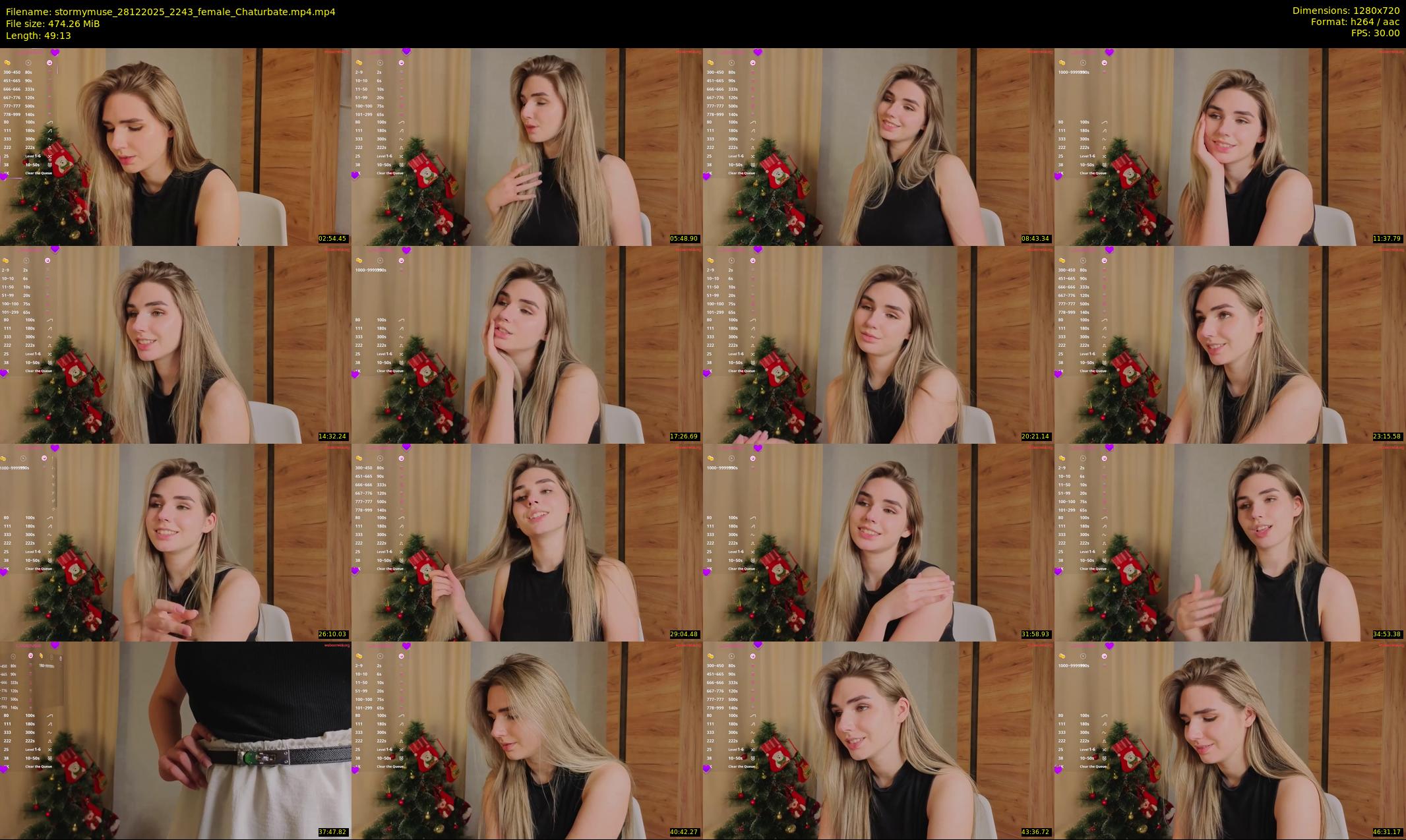 stormymuse — 50 minute Chaturbate female cam show recording, 720p, Dec 28, 2025