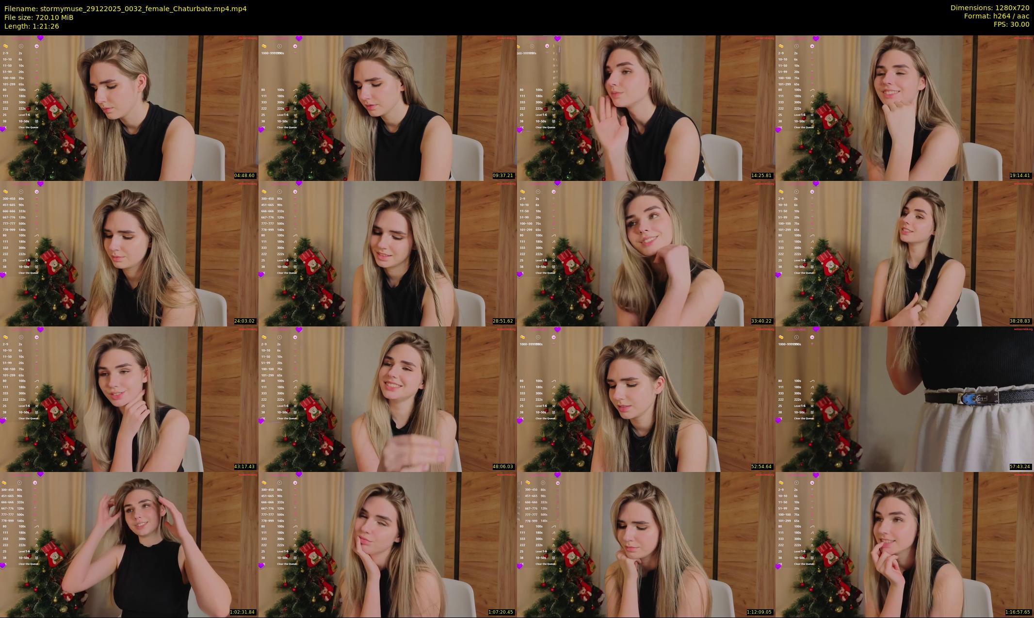 stormymuse — 82 minute Chaturbate female cam show recording, 720p, Dec 29, 2025