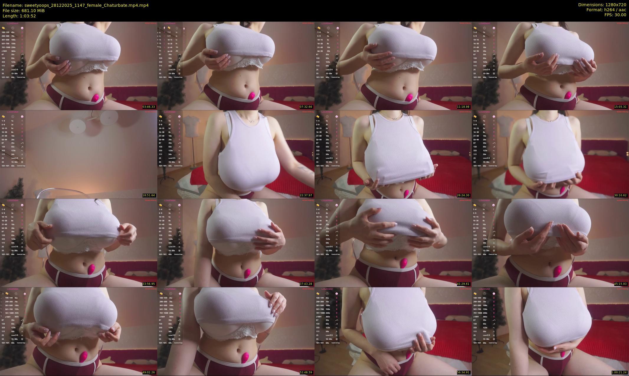 sweetyoops — 64 minute Chaturbate female cam show recording, 720p, Dec 28, 2025