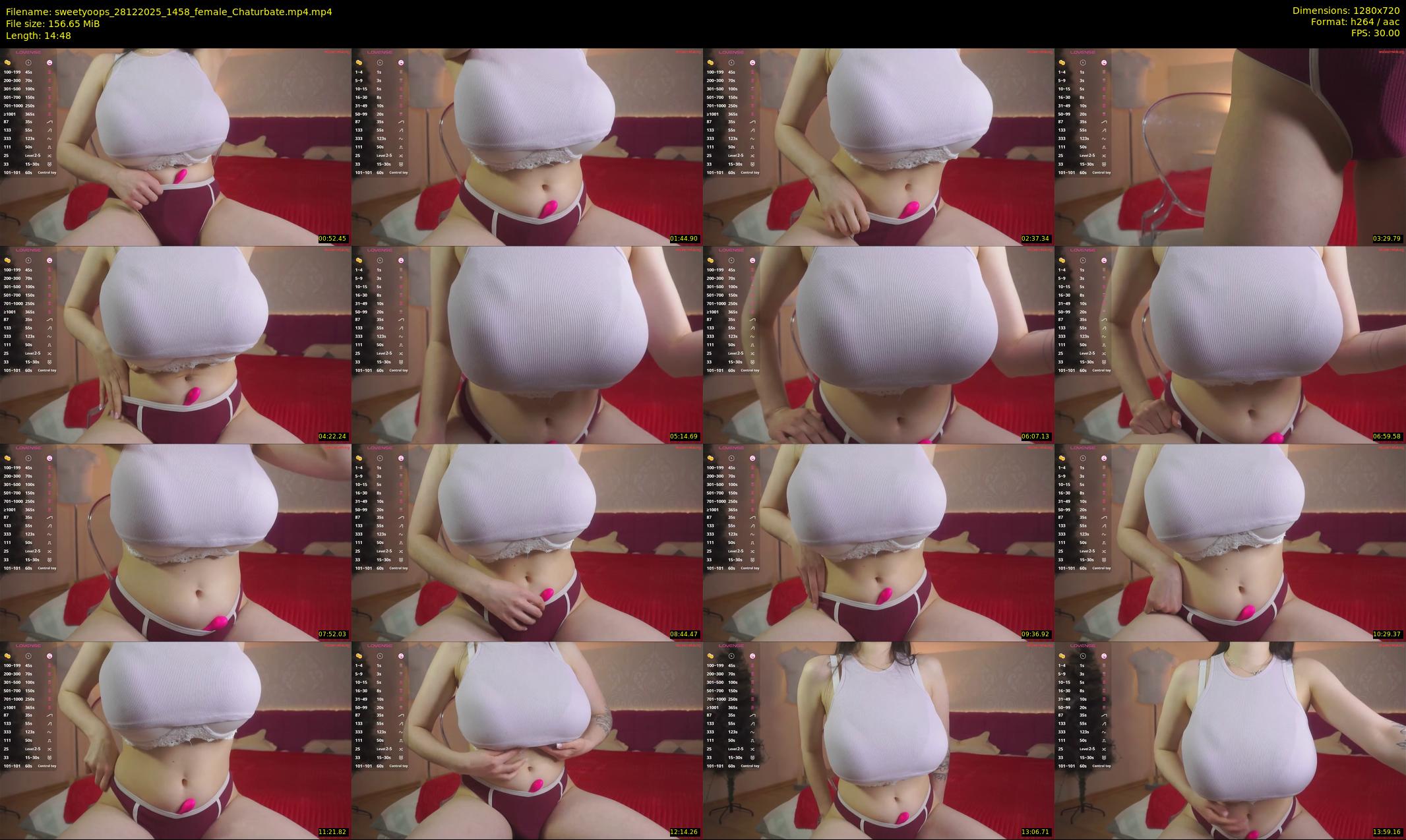 sweetyoops — 15 minute Chaturbate female cam show recording, 720p, Dec 28, 2025