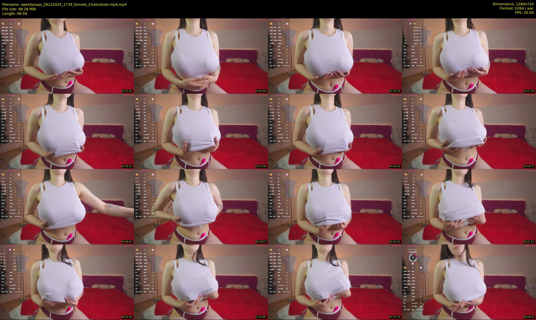 sweetyoops — 9 minute Chaturbate female cam show recording, 720p, Dec 28, 2025