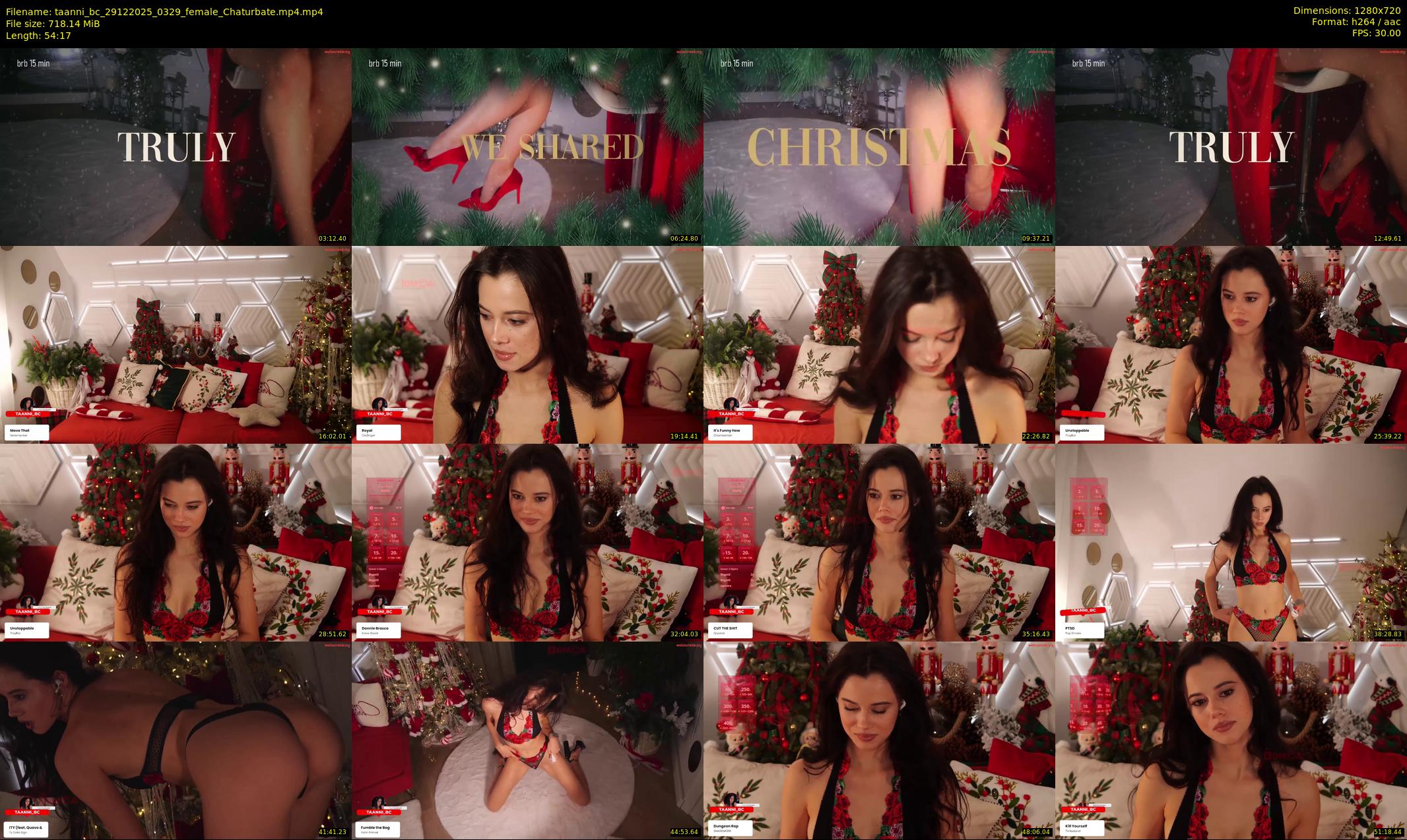 taanni_bc — 55 minute Chaturbate female cam show recording, 720p, Dec 29, 2025