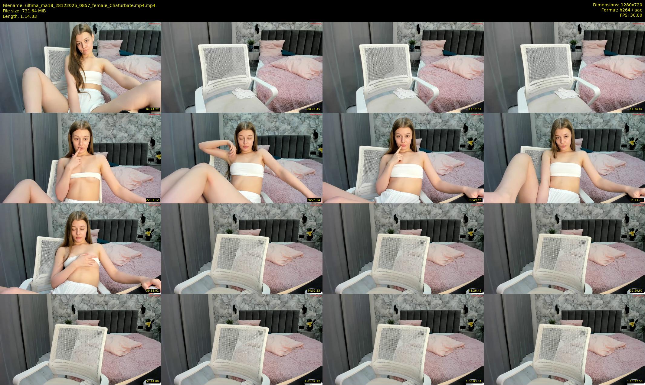 ultima_ma18 — 75 minute Chaturbate female cam show recording, 720p, Dec 28, 2025
