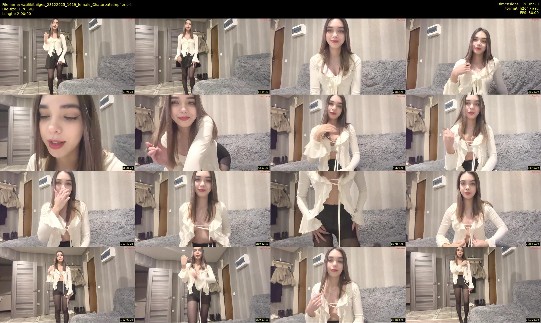 vasilikithilges — 120 minute Chaturbate female cam show recording, 720p, Dec 28, 2025