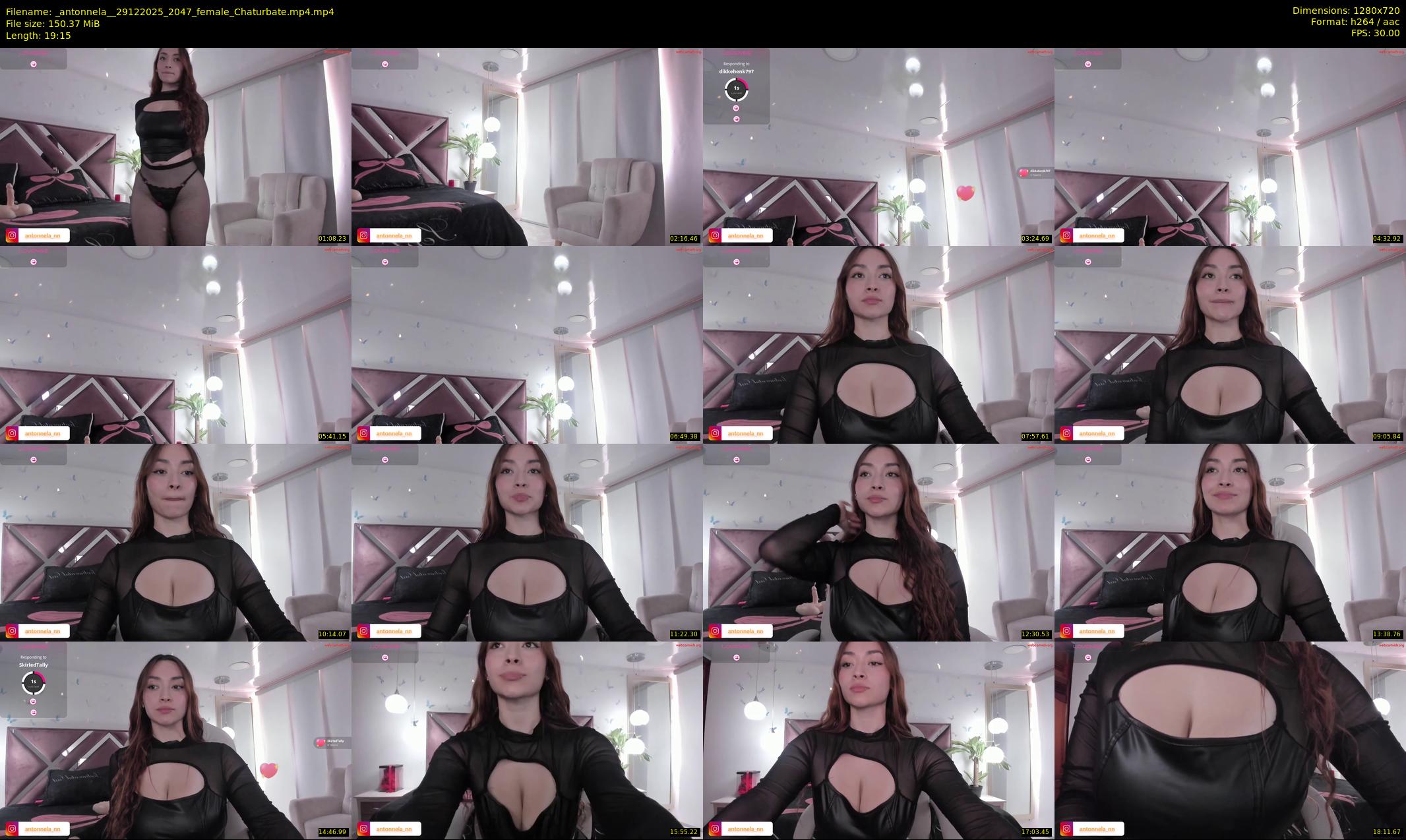 _antonnela_ — 20 minute Chaturbate female cam show recording, 720p, Dec 29, 2025