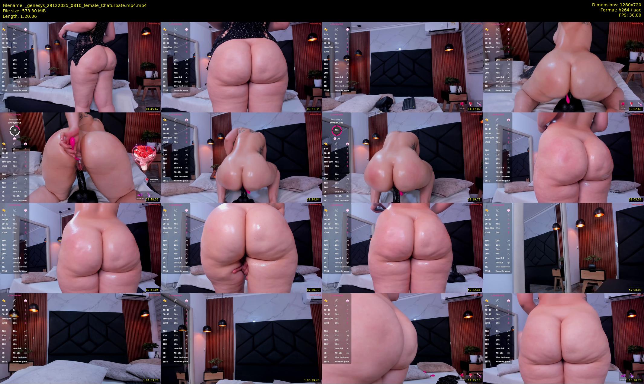 _genesys — 81 minute Chaturbate female cam show recording, 720p, Dec 29, 2025