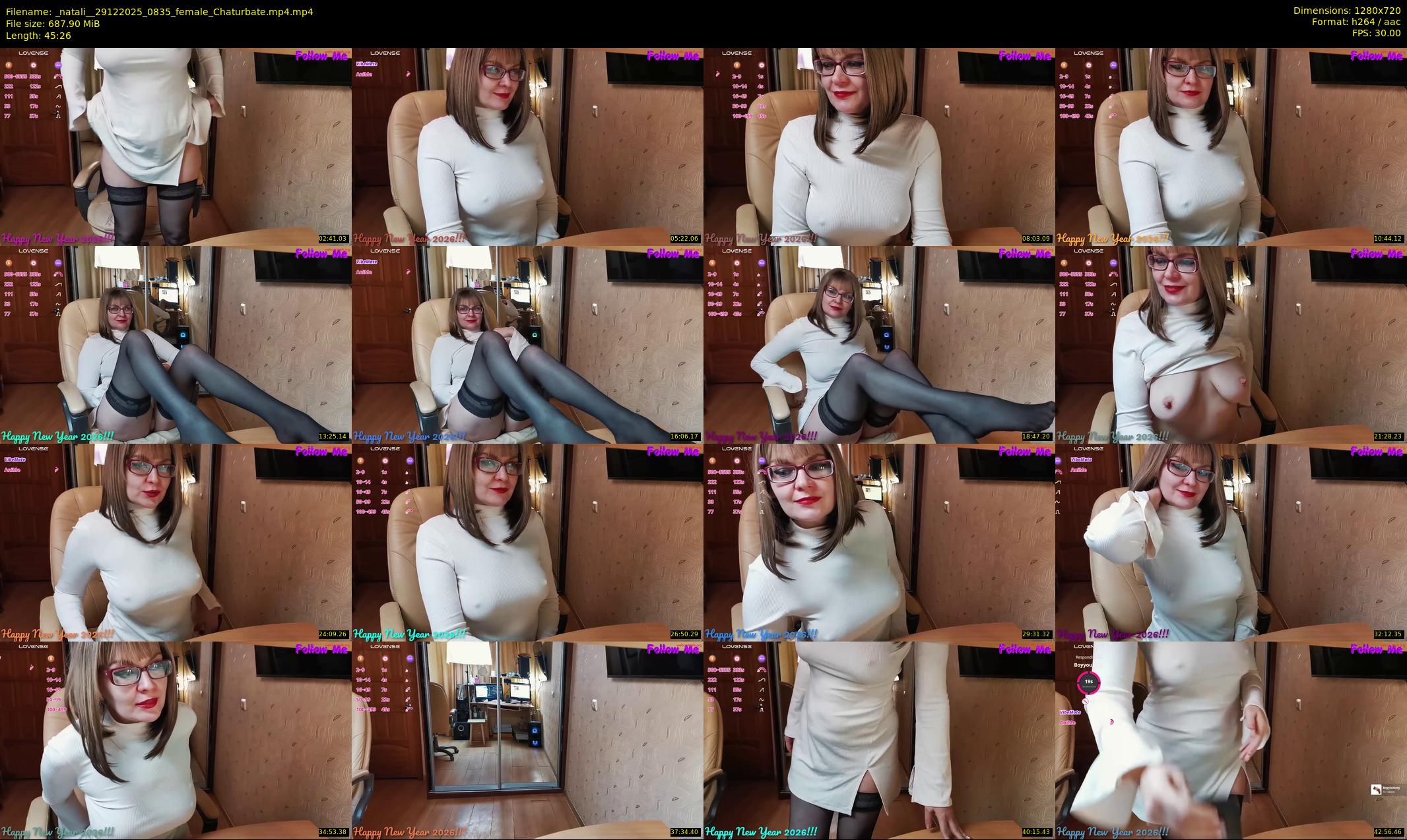_natali_ — 46 minute Chaturbate female cam show recording, 720p, Dec 29, 2025