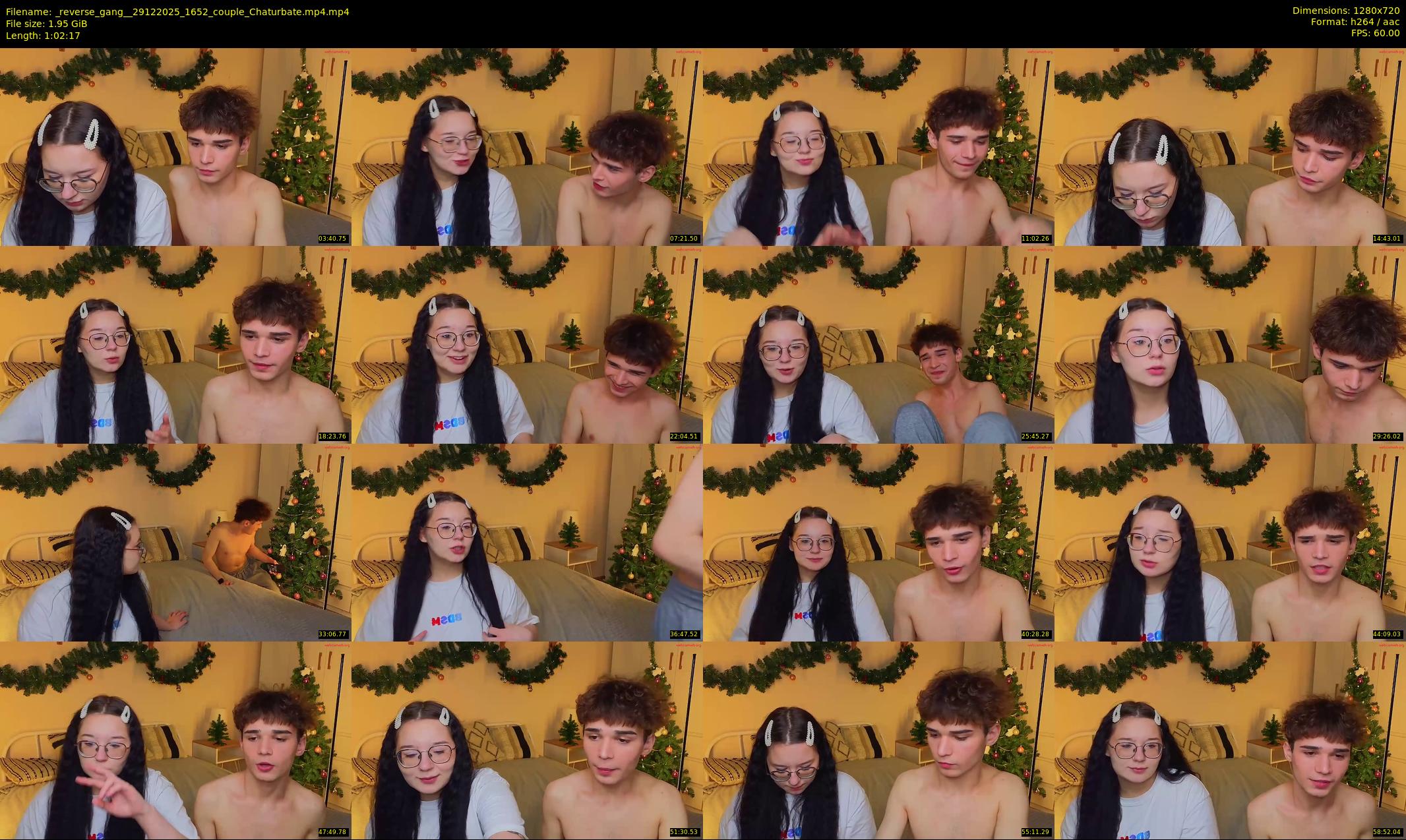 _reverse_gang_ — 63 minute Chaturbate couple cam show recording, 720p, Dec 29, 2025