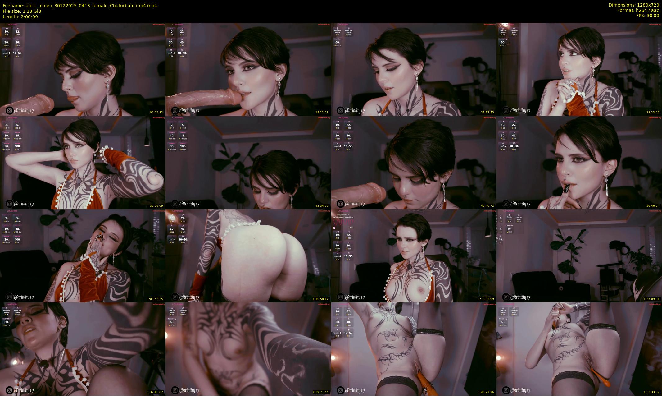 abril__colen — 121 minute Chaturbate female cam show recording, 720p, Dec 30, 2025
