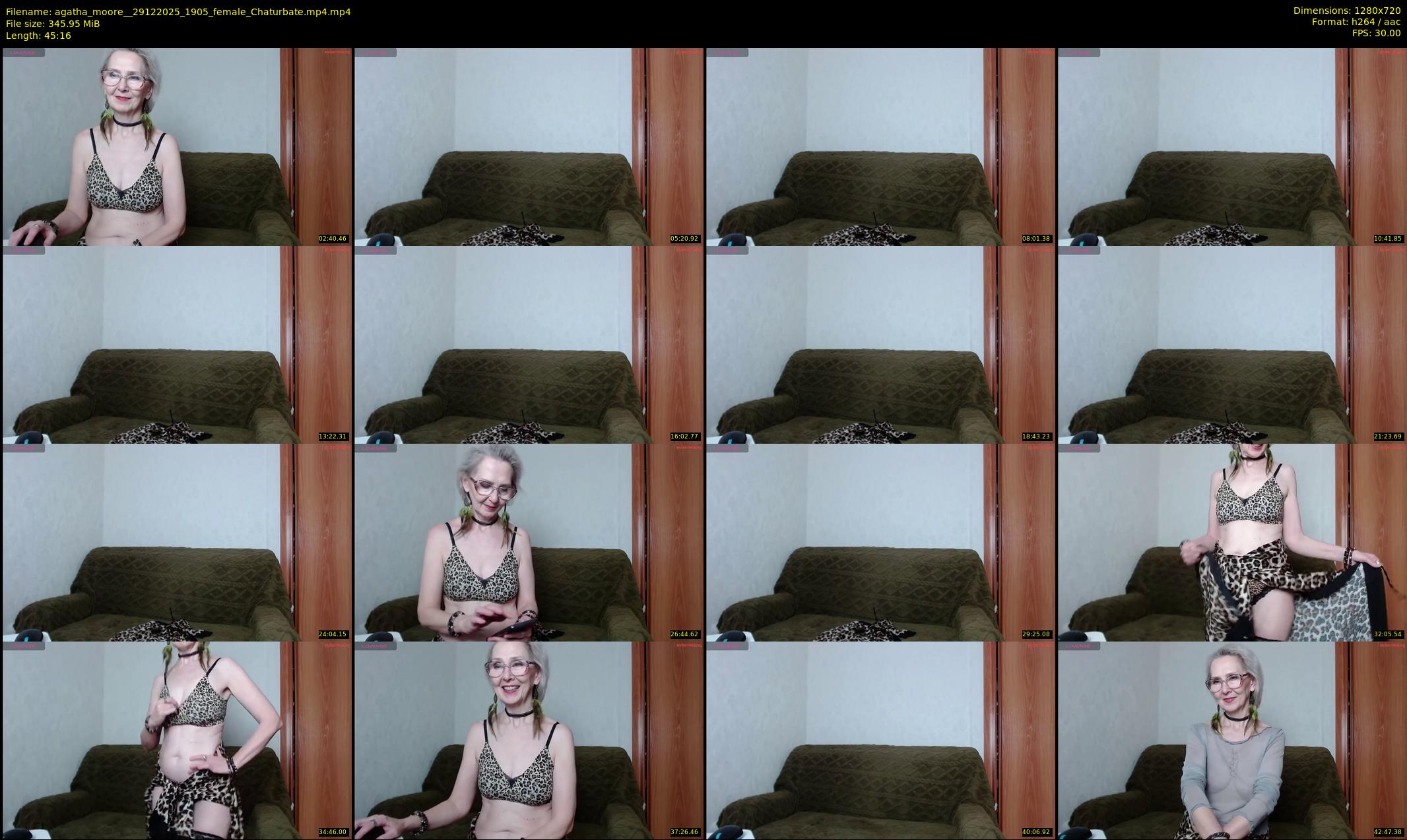 agatha_moore_ — 46 minute Chaturbate female cam show recording, 720p, Dec 29, 2025