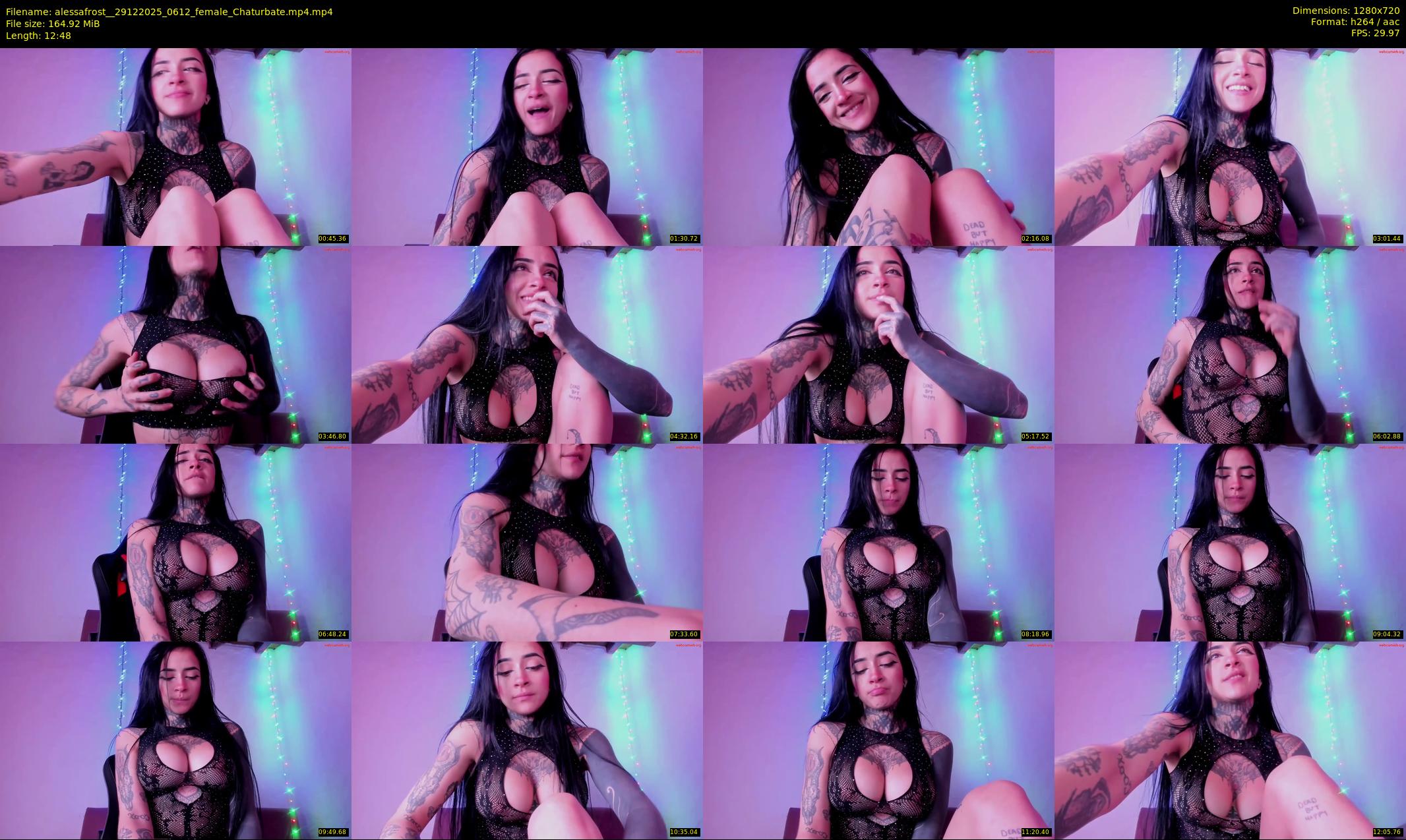 alessafrost_ — 13 minute Chaturbate female cam show recording, 720p, Dec 29, 2025