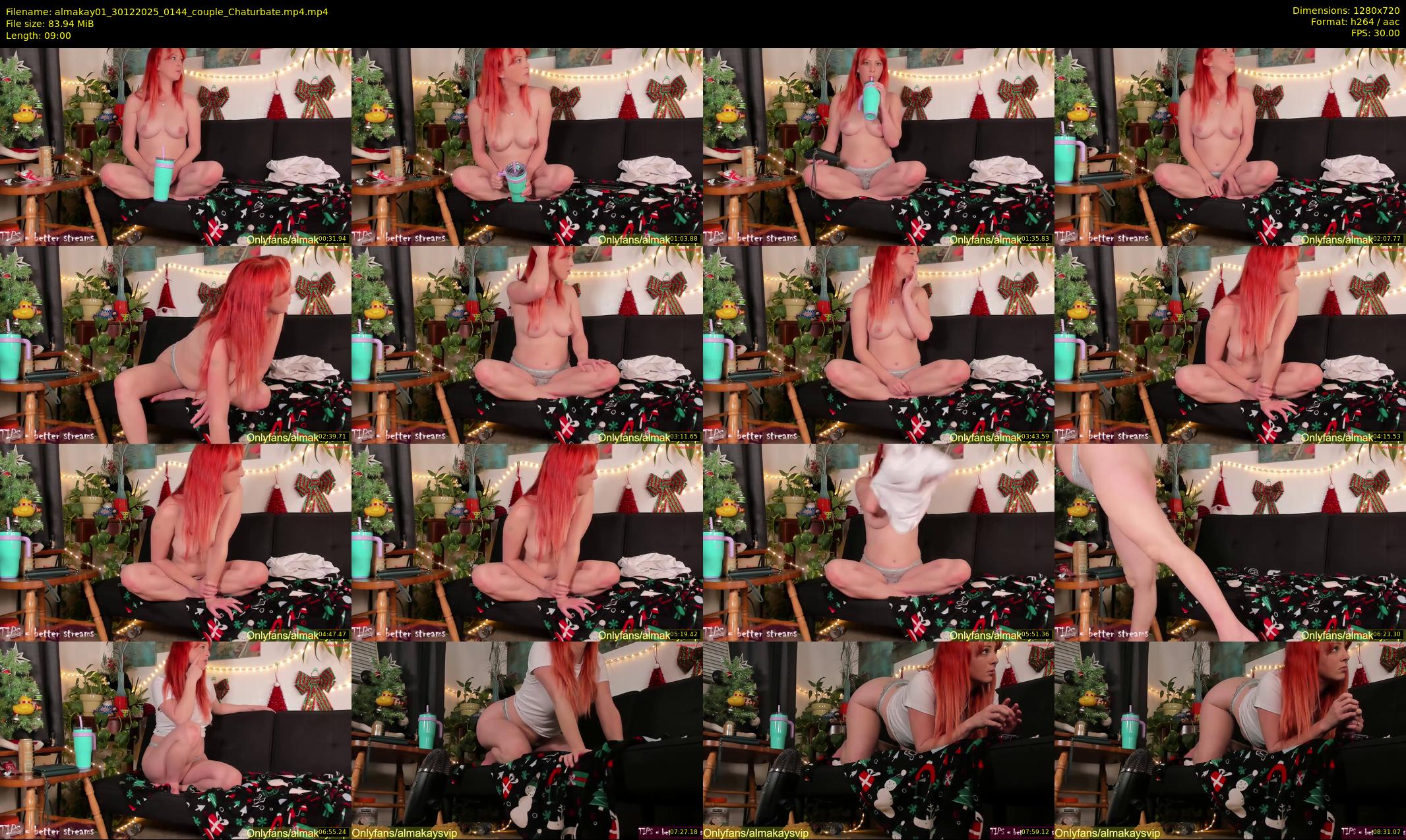 almakay01 — 9 minute Chaturbate couple cam show recording, 720p, Dec 30, 2025