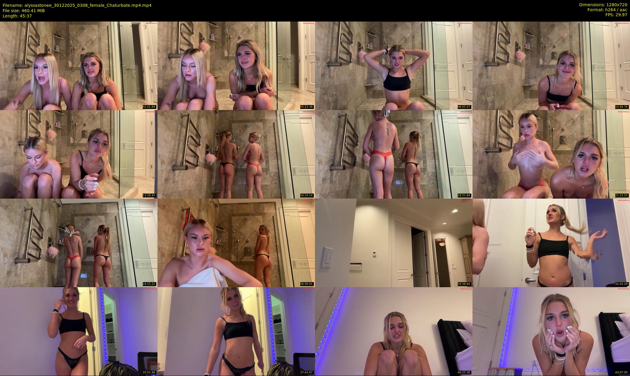 alyssastonee — 46 minute Chaturbate female cam show recording, 720p, Dec 30, 2025